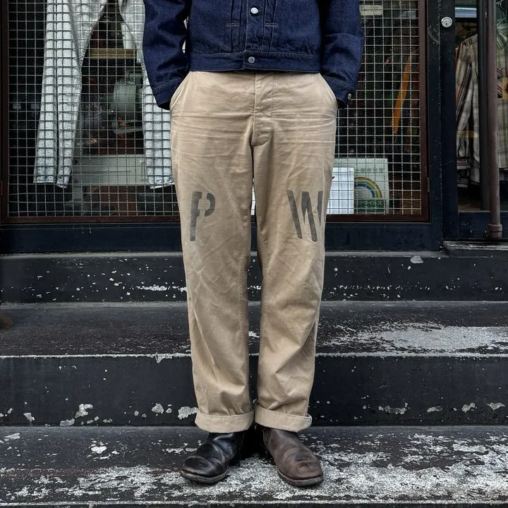 41 Khaki Last Resort Chino Cloth Stencil【AG94341B】