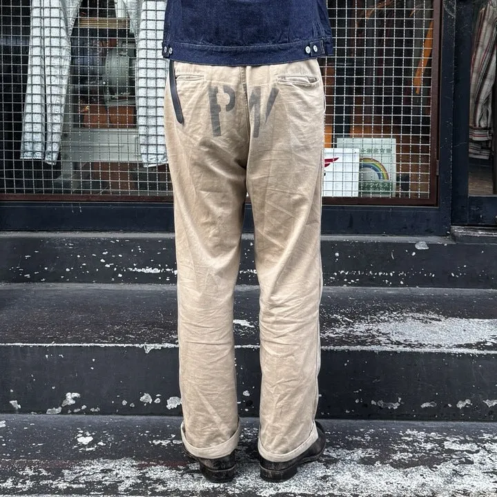 41 Khaki Last Resort Chino Cloth Stencil【AG94341B】