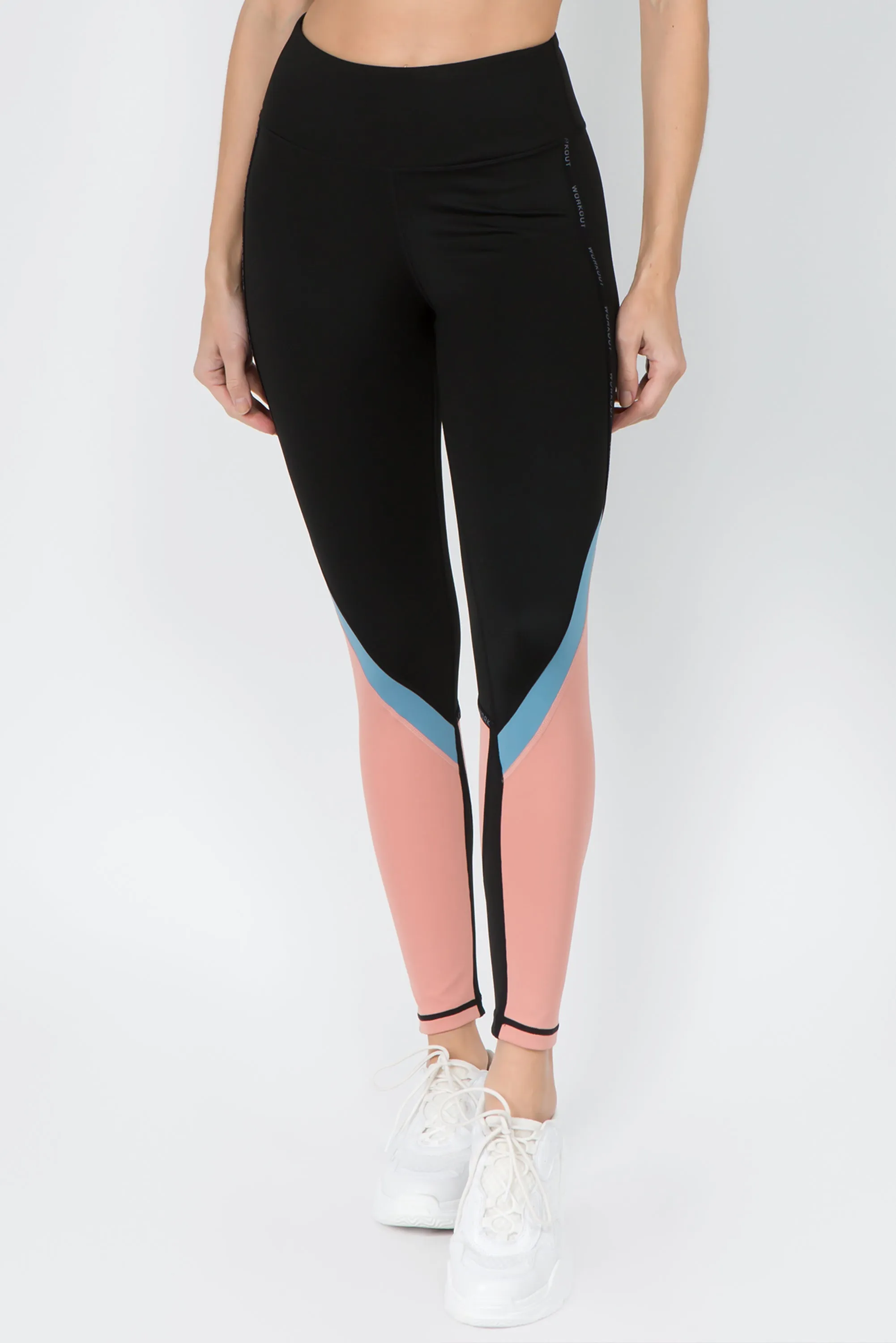 Active Color Block Detail Workout Legging