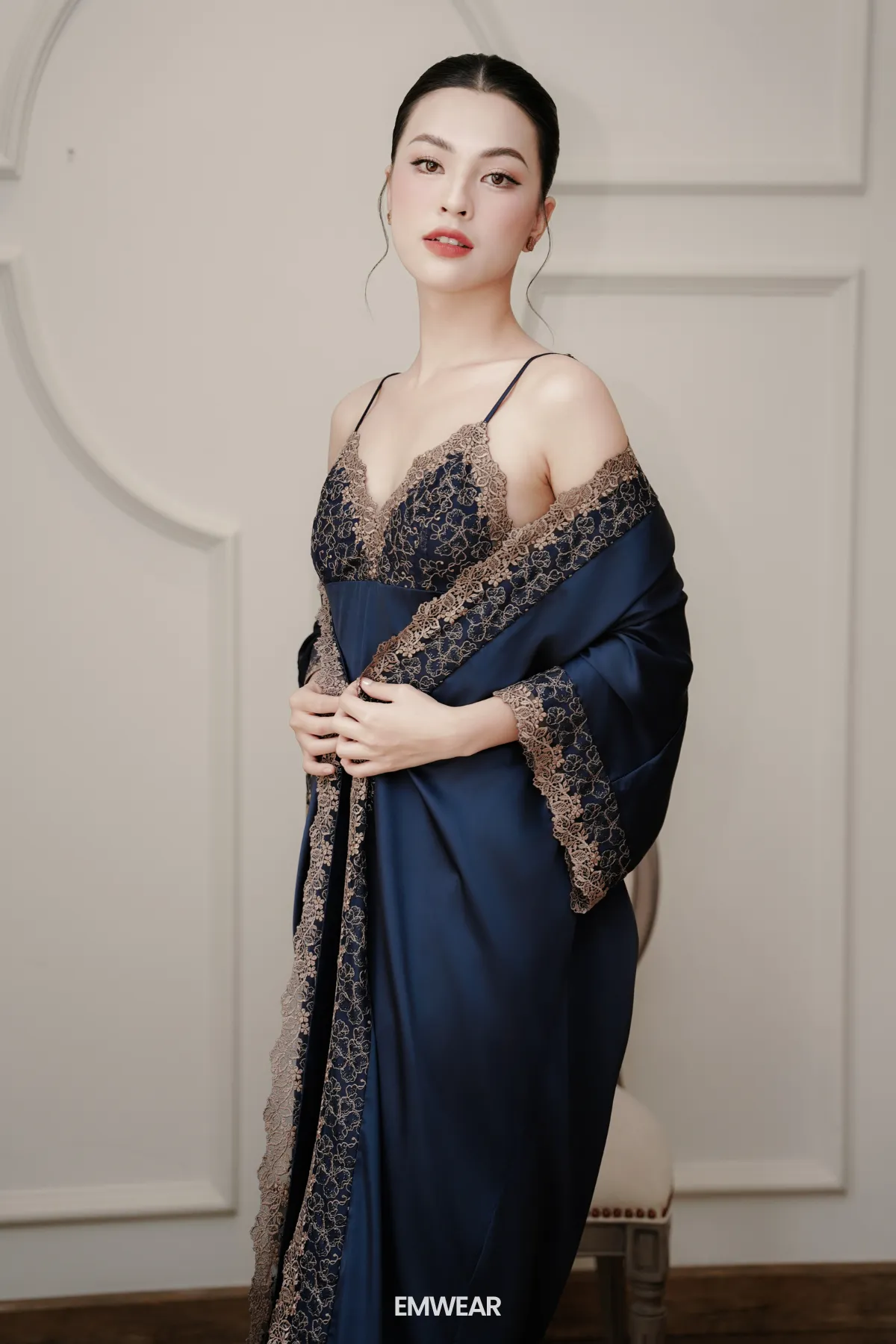 Adonis Blue Slip Dress