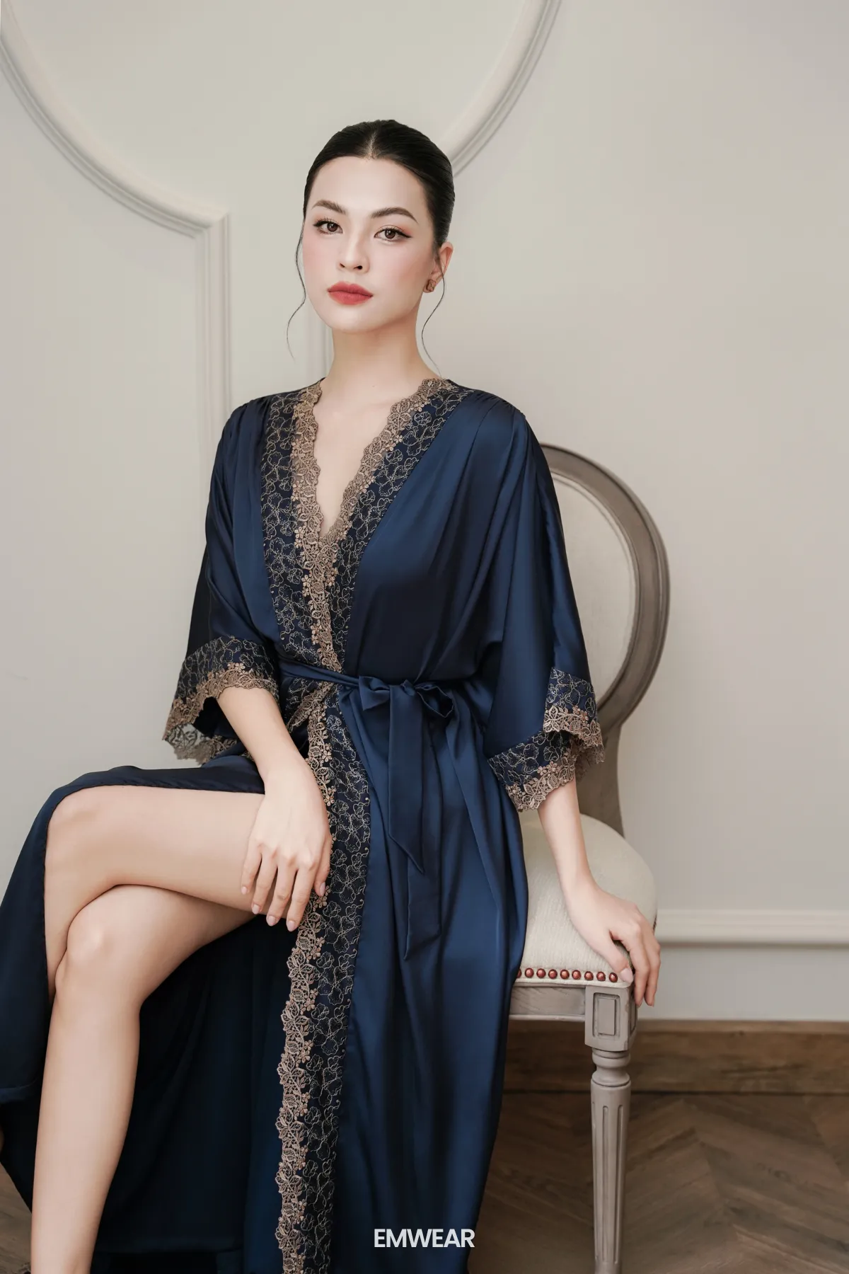 Adonis Blue Slip Dress