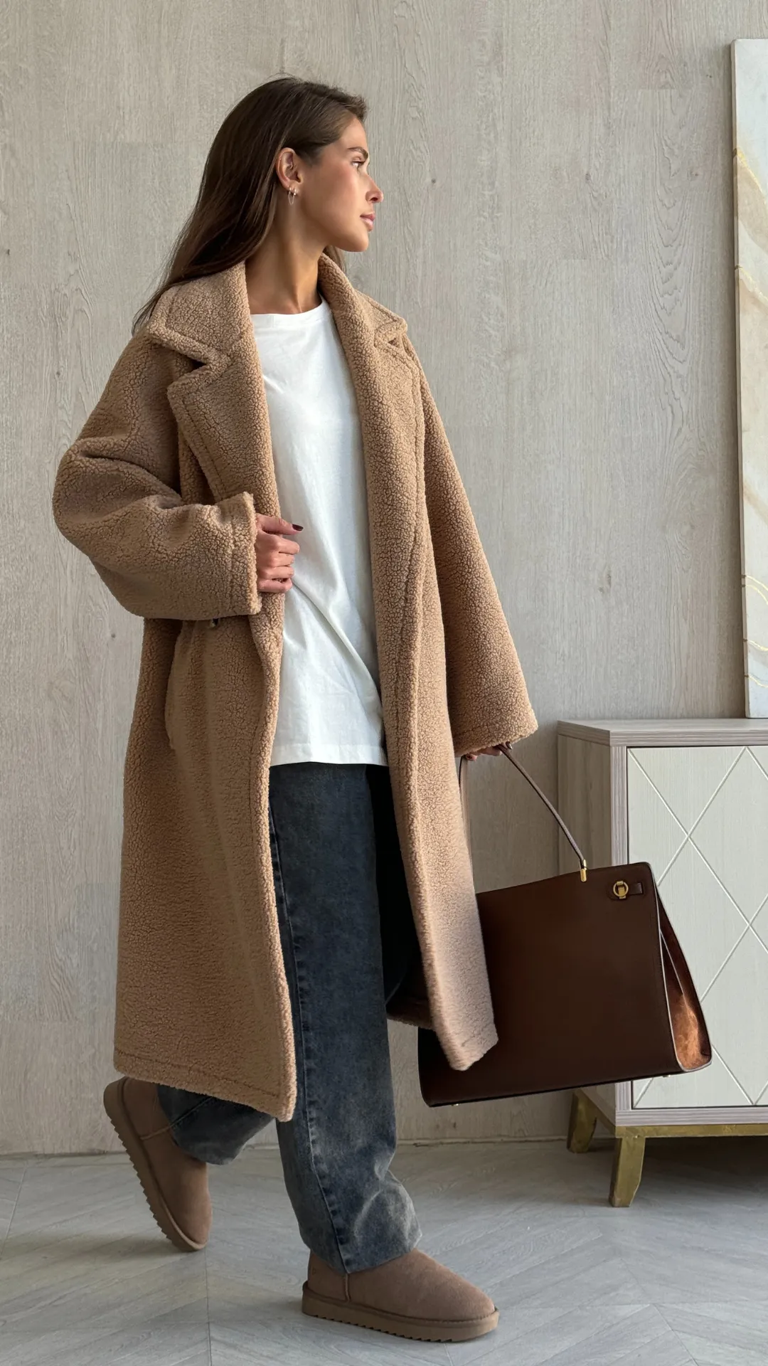 ADRIANA COAT - CAMEL