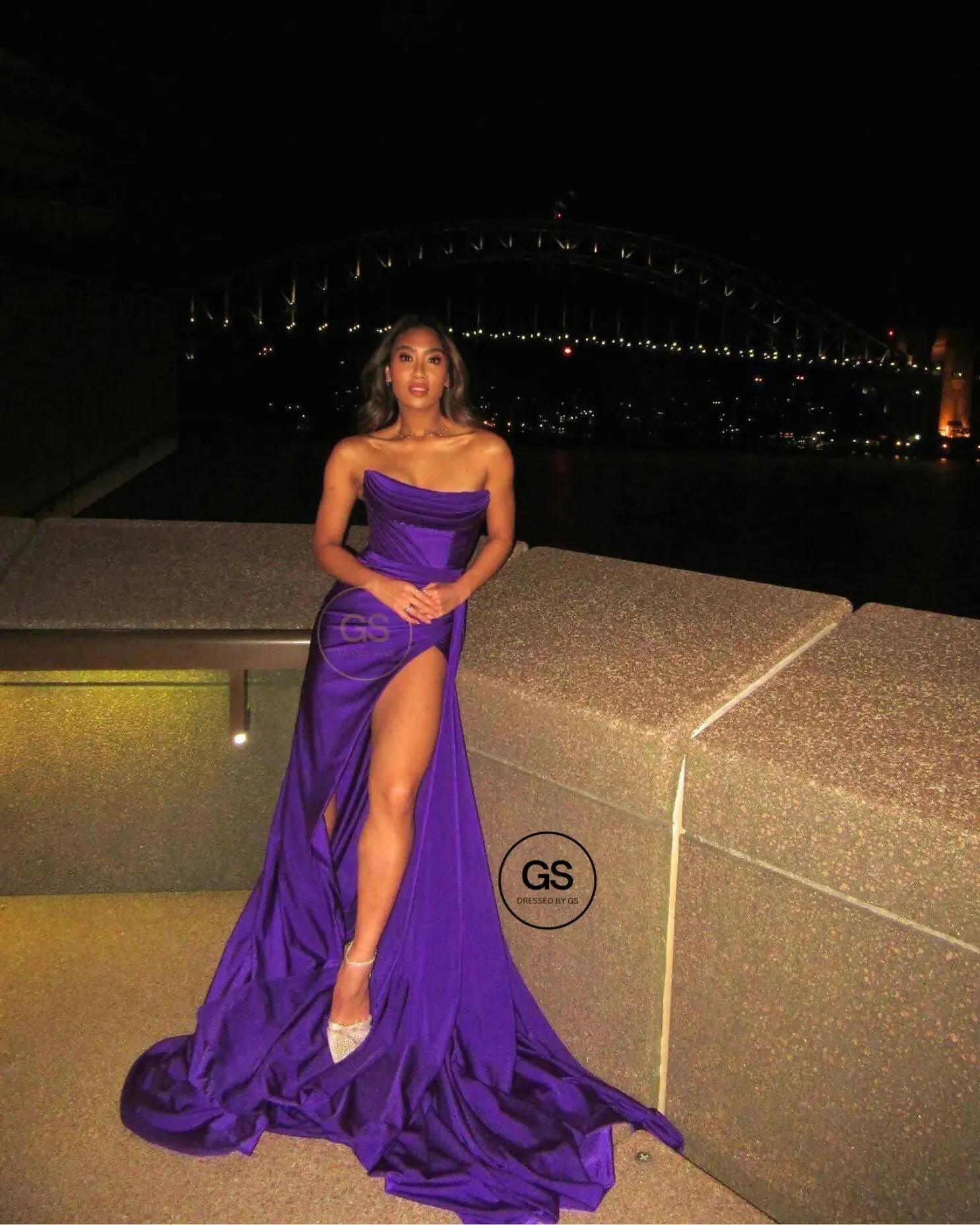Albina Dyla Purple Femme Corset Dress Size XS / AU 6