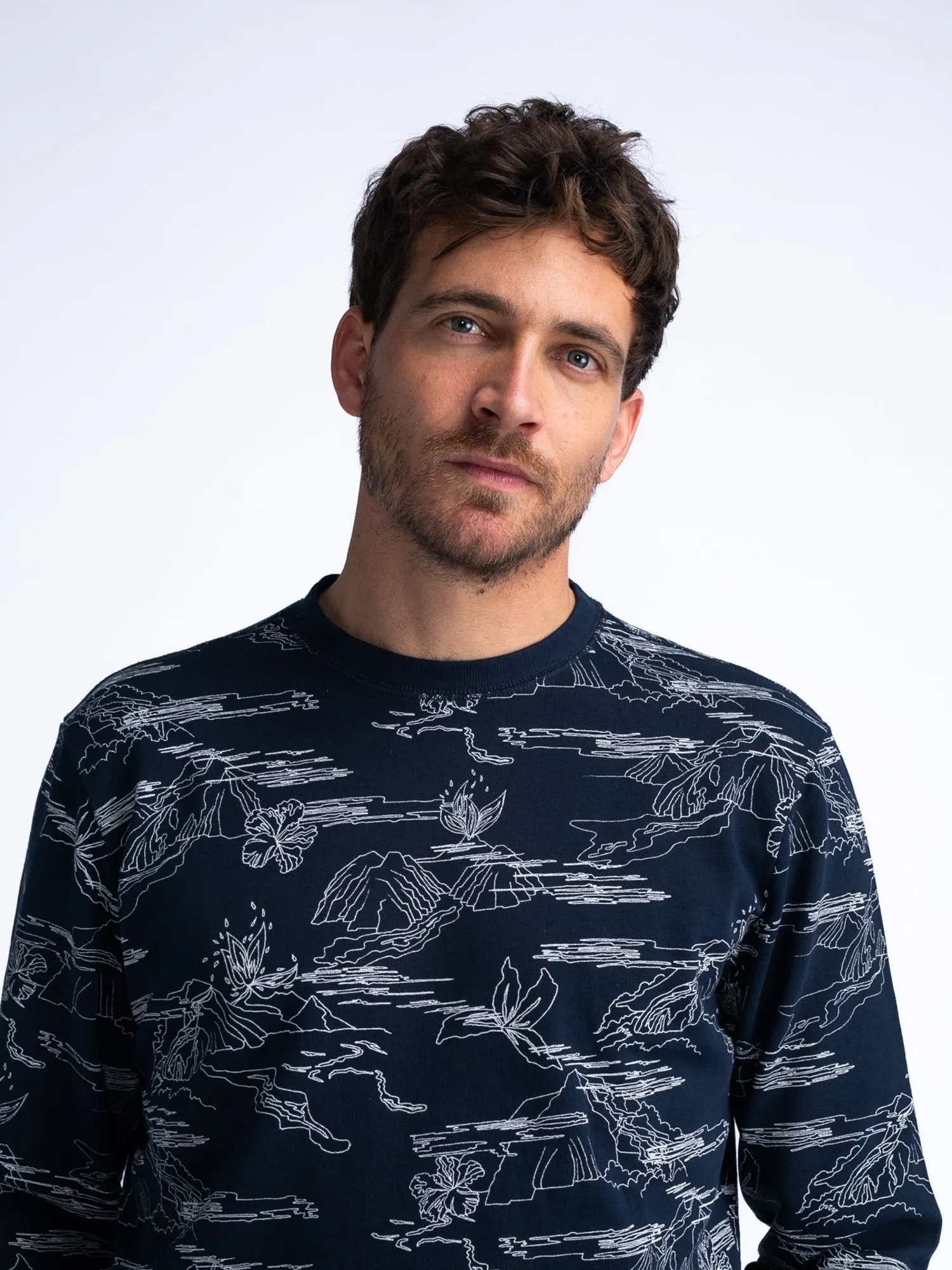 All-over Print Sweater Seafarer