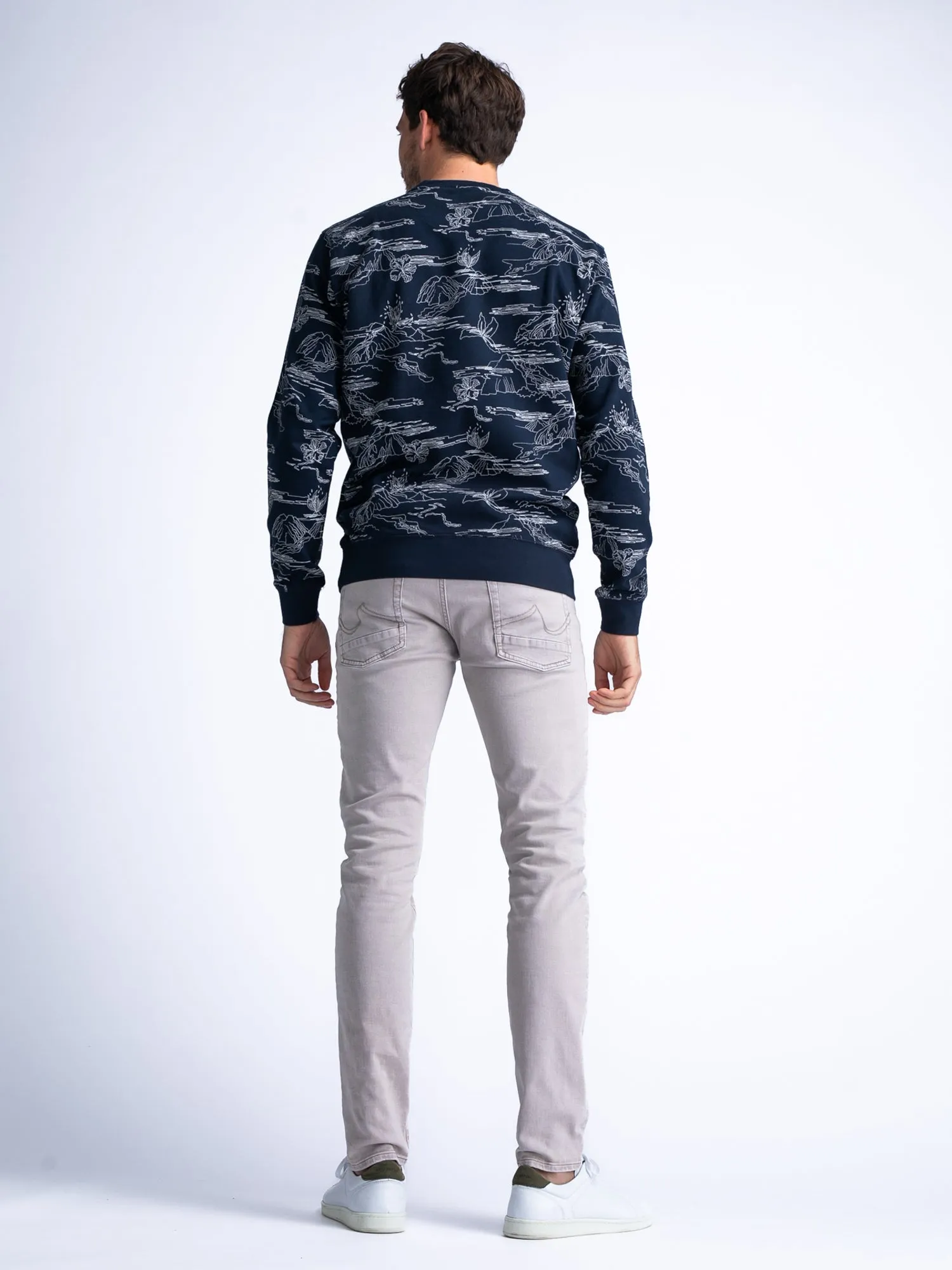 All-over Print Sweater Seafarer