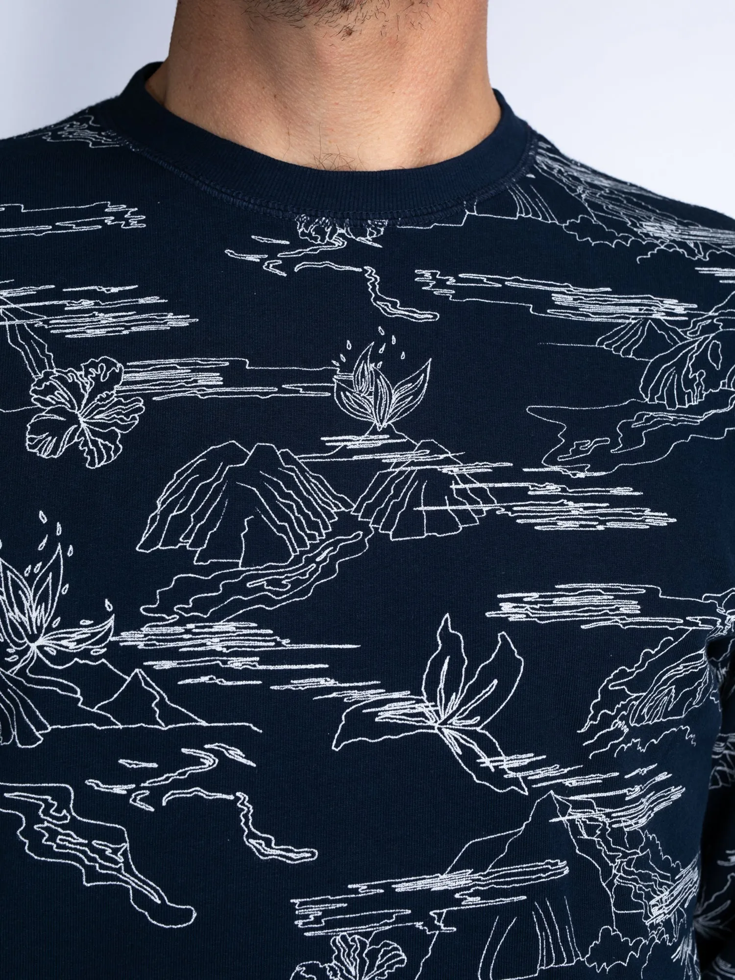 All-over Print Sweater Seafarer