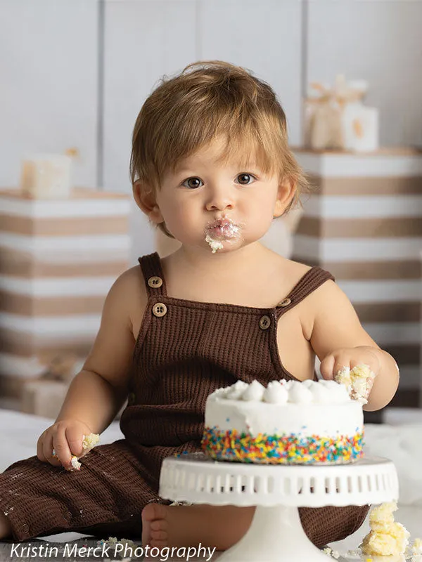 Bears and Stars Cake Smash Backdrop