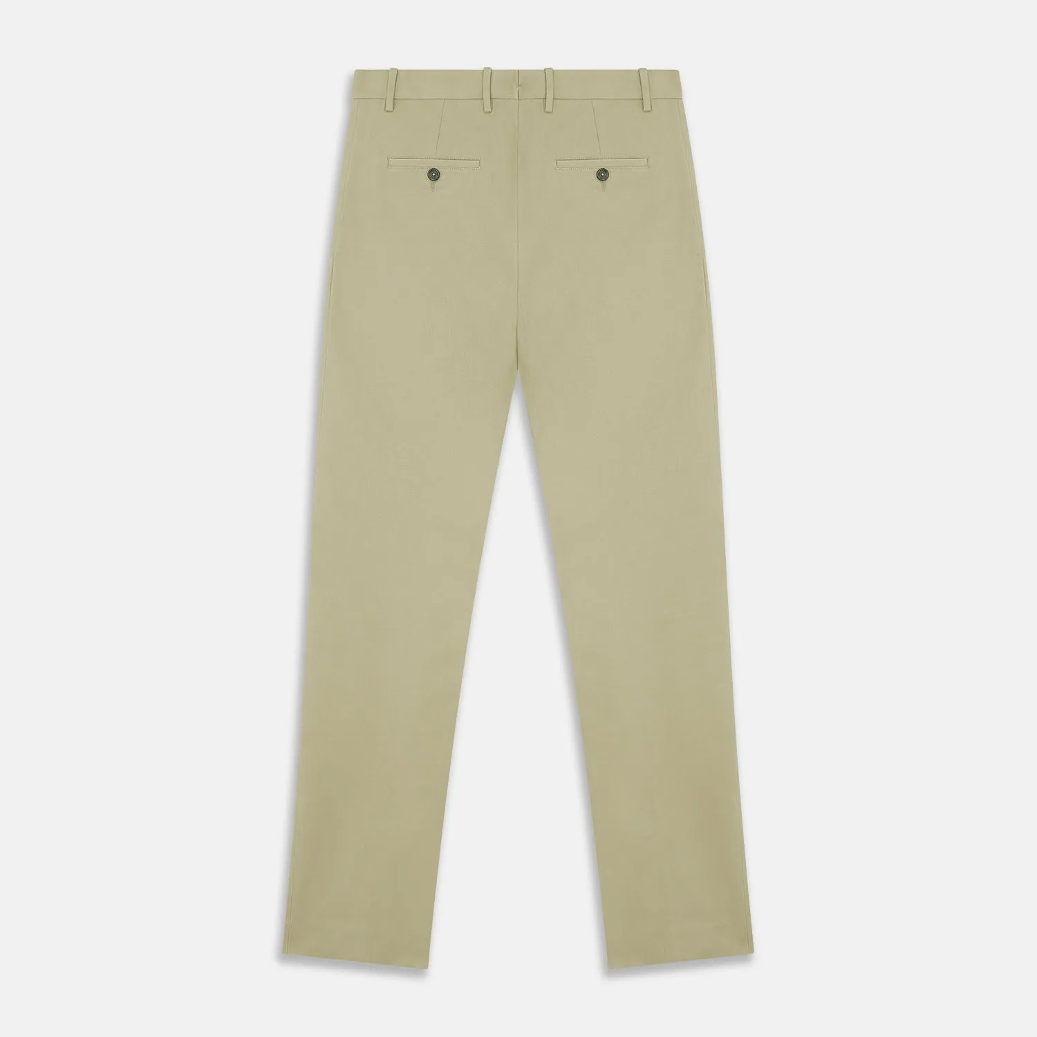 Beige Cotton Blend Manson Trousers