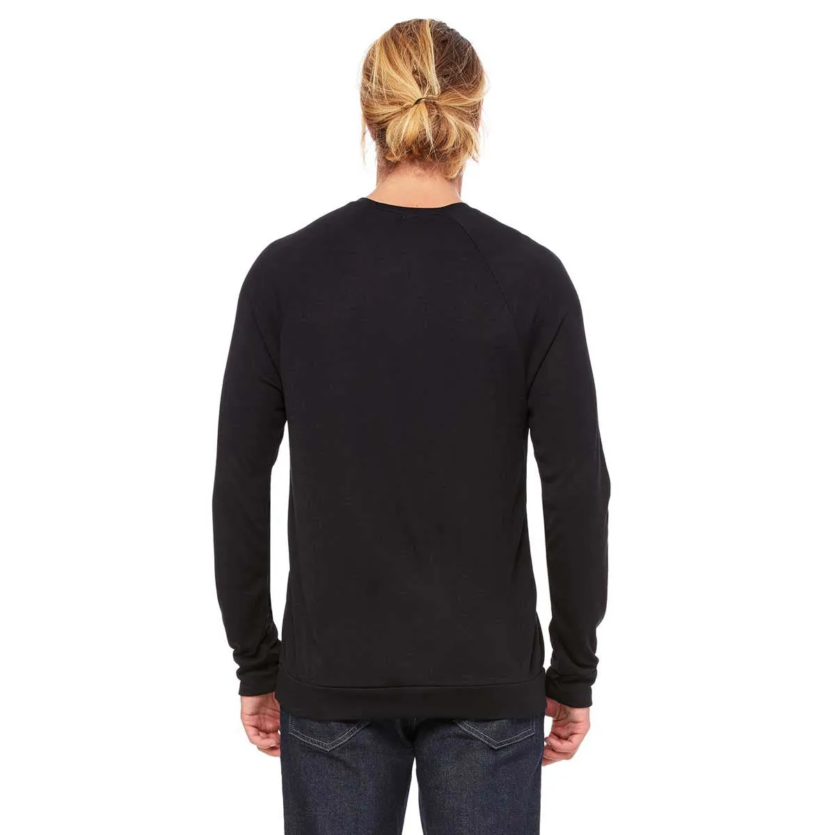 Bella   Canvas Unisex Black V-Neck Lightweight Sweater