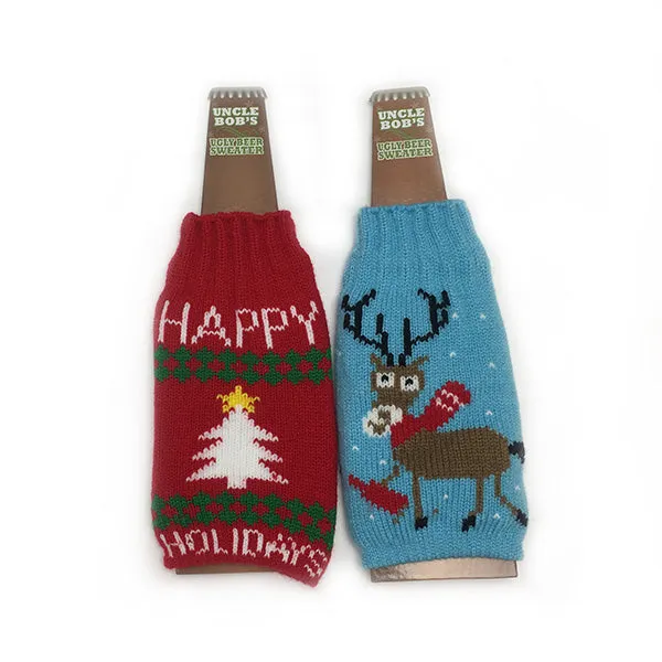 Beverage Bottle Ugly Christmas Sweater