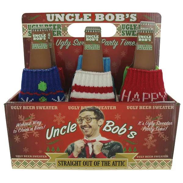 Beverage Bottle Ugly Christmas Sweater