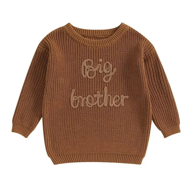 Big Brother Knitted Toddler Sweater