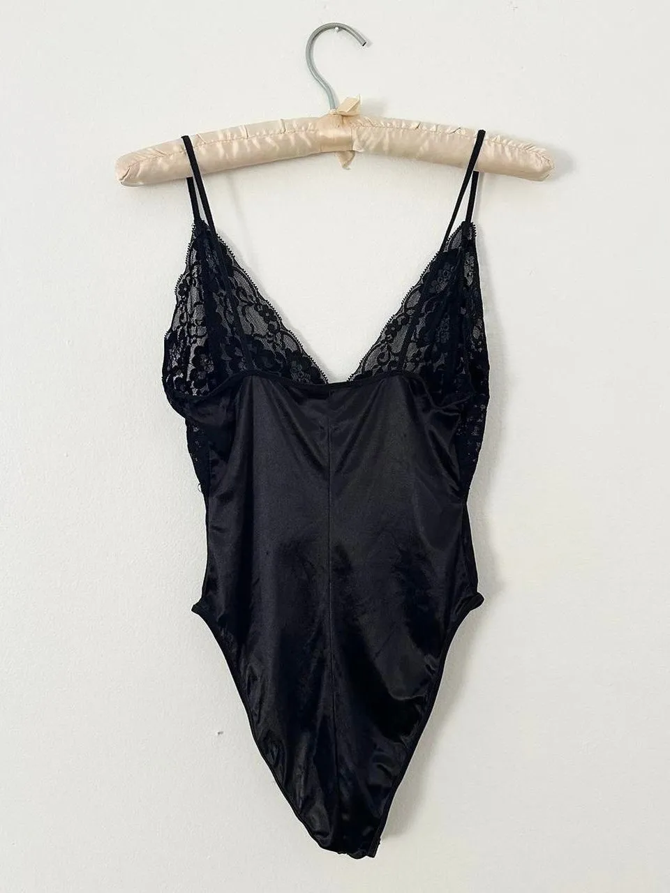 Black Lace Vintage 80s Teddy (S/M)