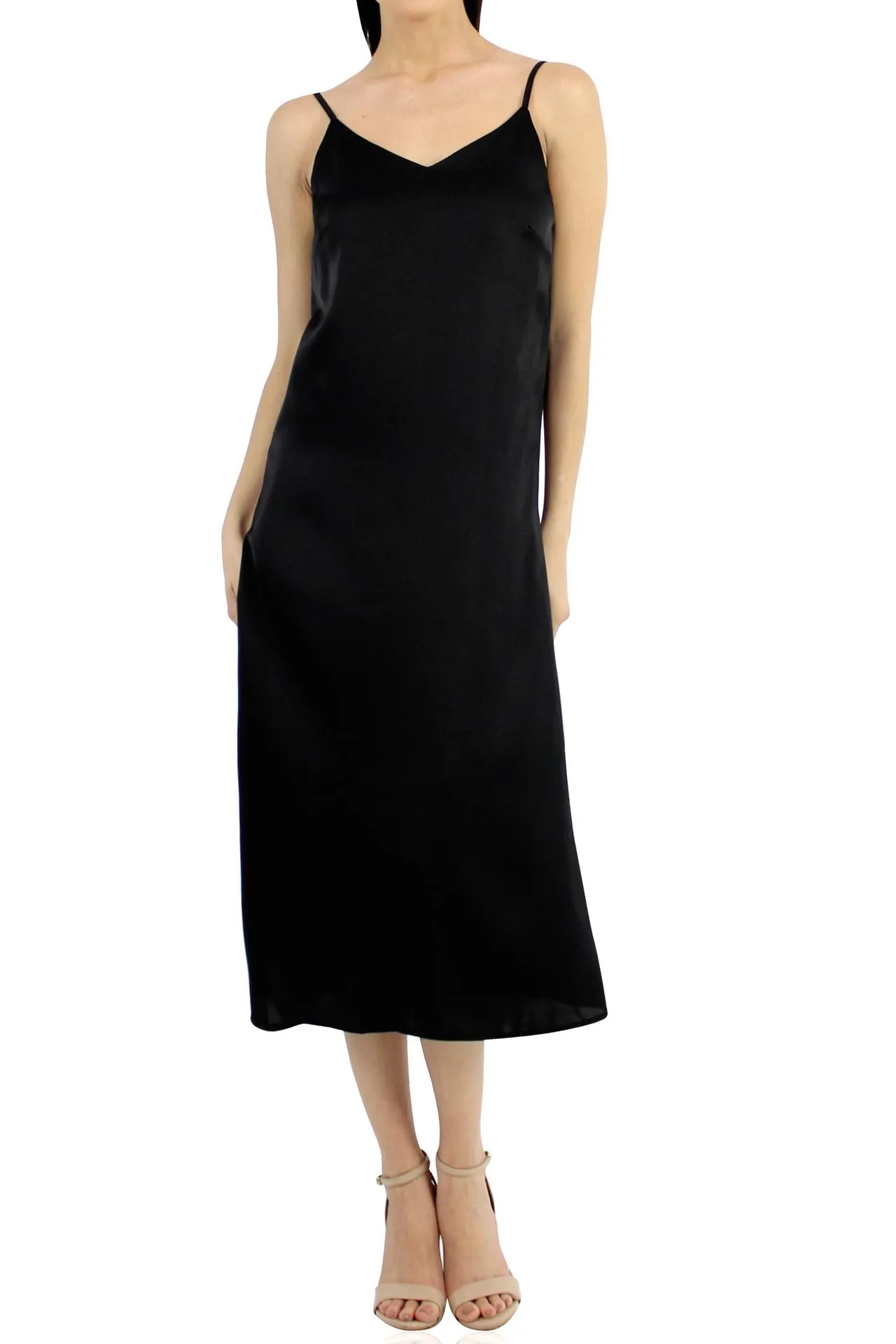 Black Midi Dress Women