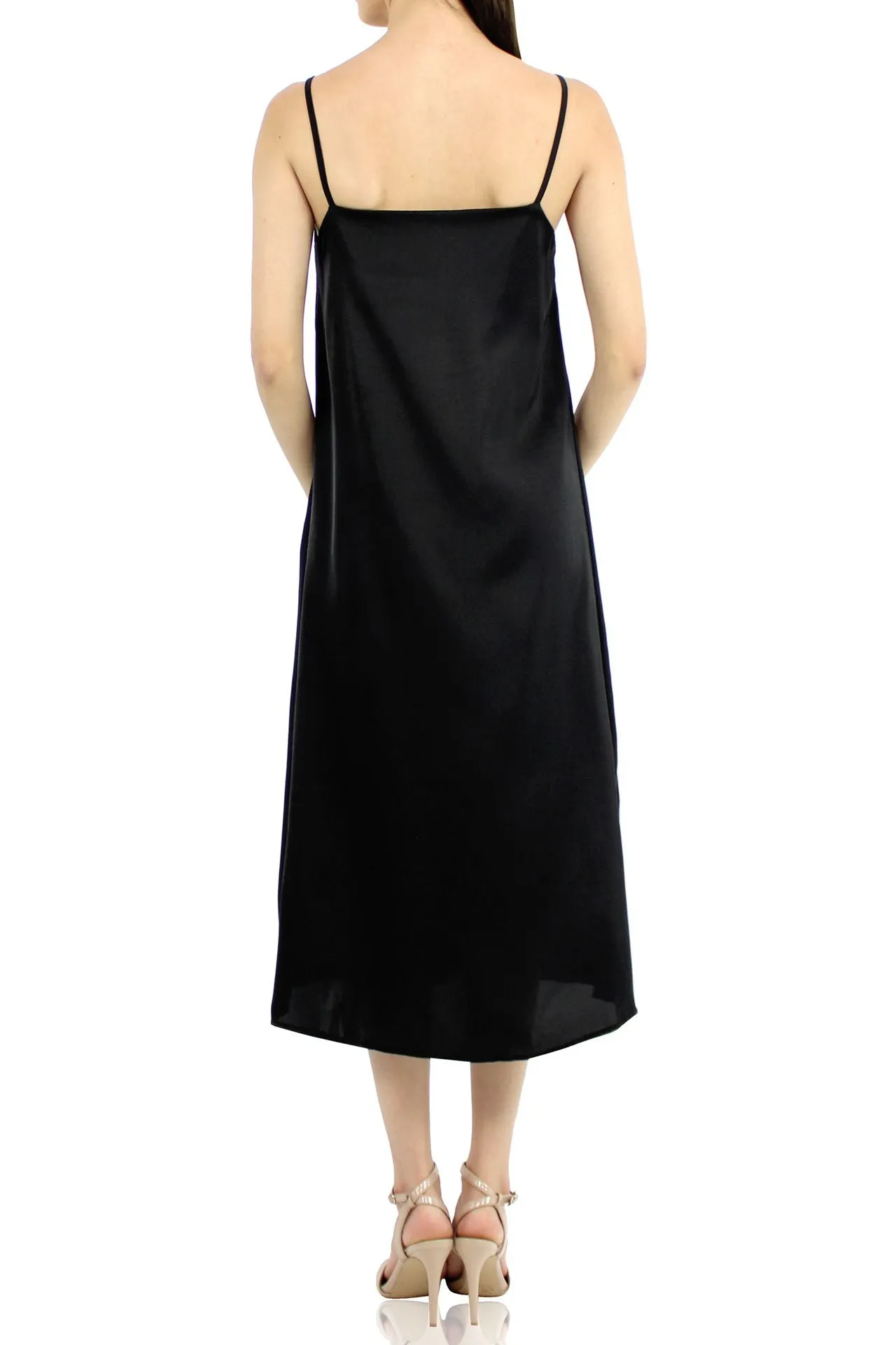 Black Midi Dress Women