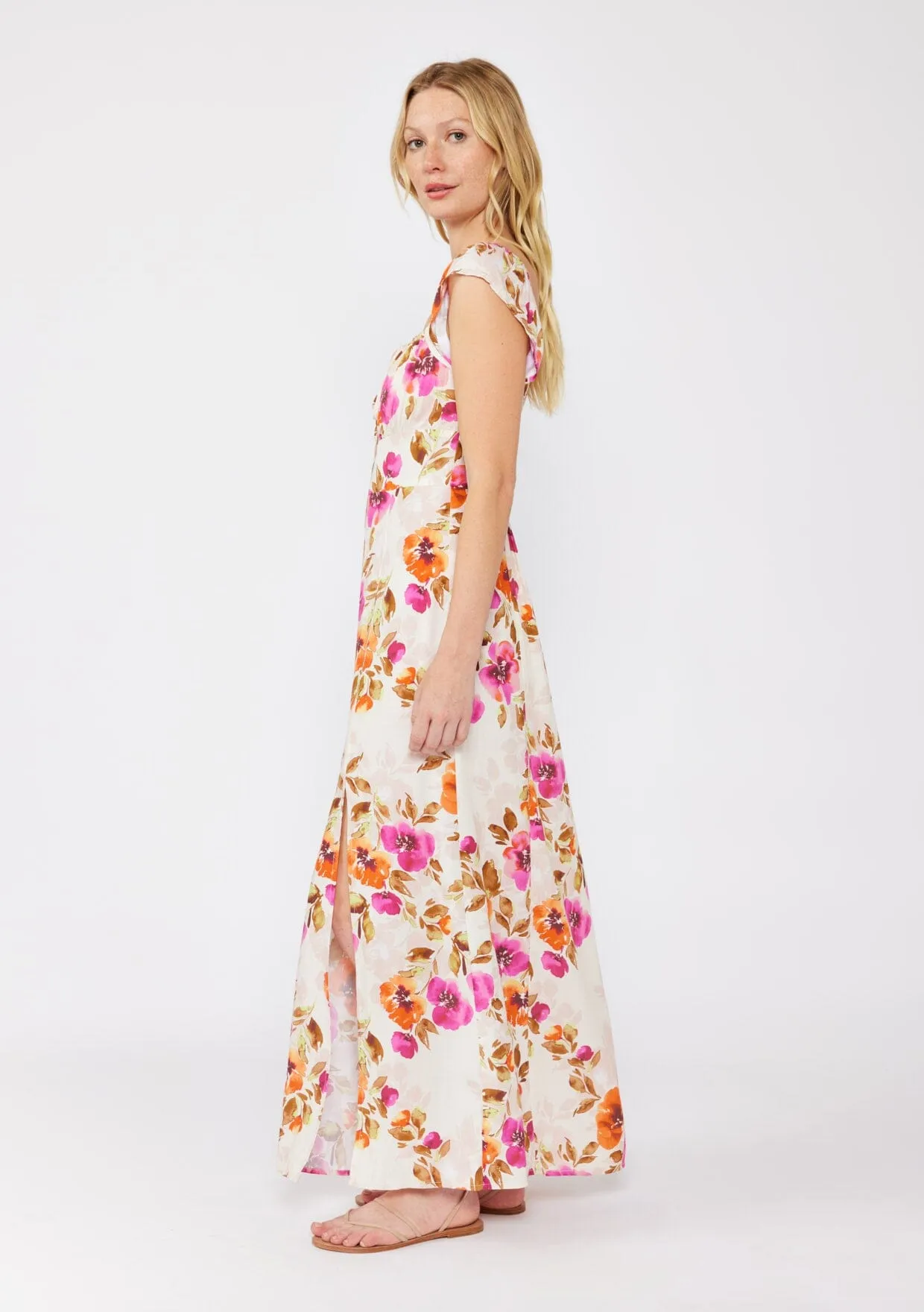 Blushing Meadow Maxi Dress