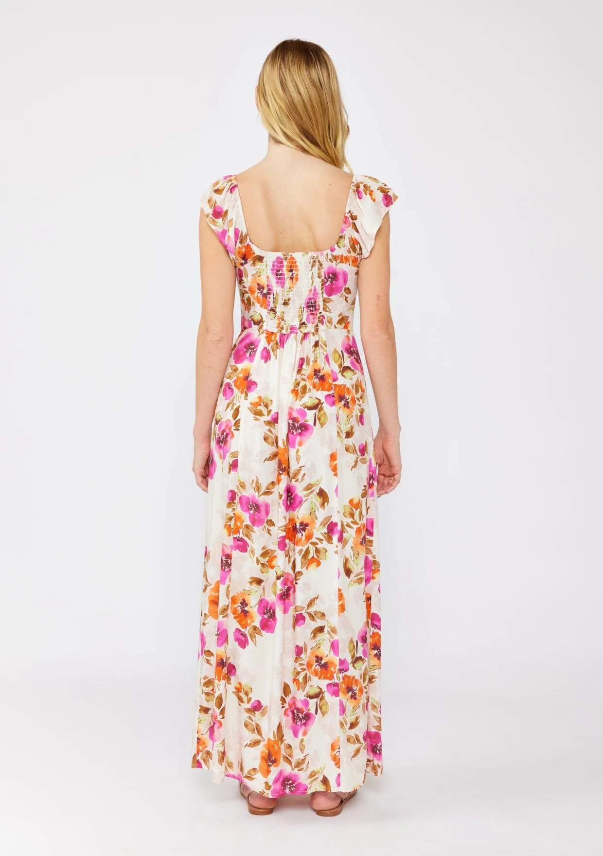 Blushing Meadow Maxi Dress