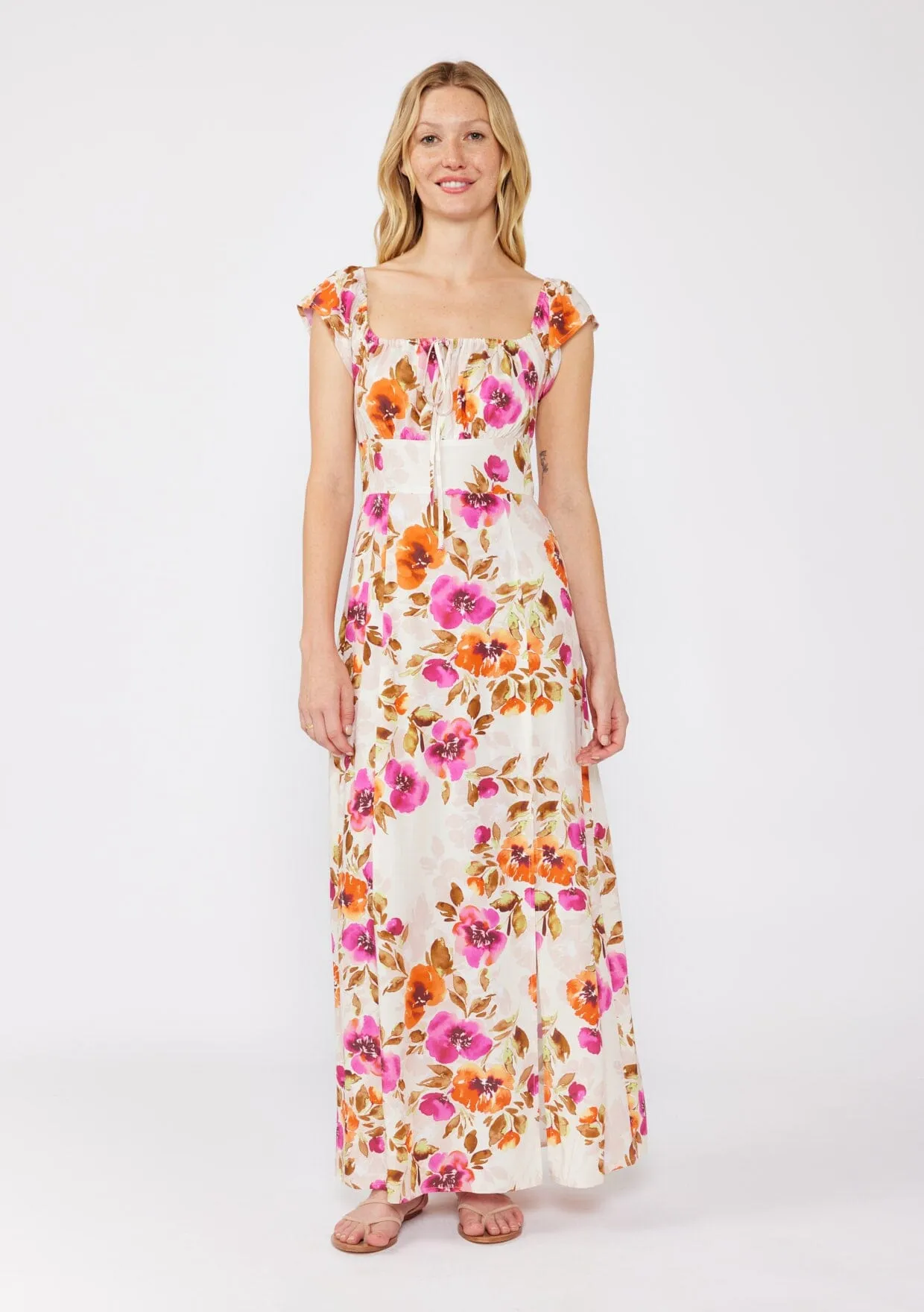 Blushing Meadow Maxi Dress
