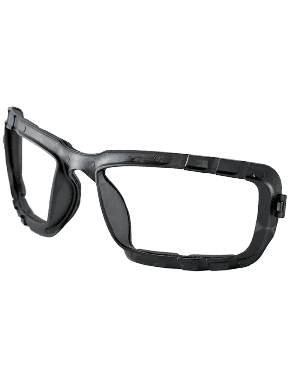Bullhead Safety Eyewear Maki BH1431AF Crystal Black Frame Clear Anti-Fog Safety Glasses