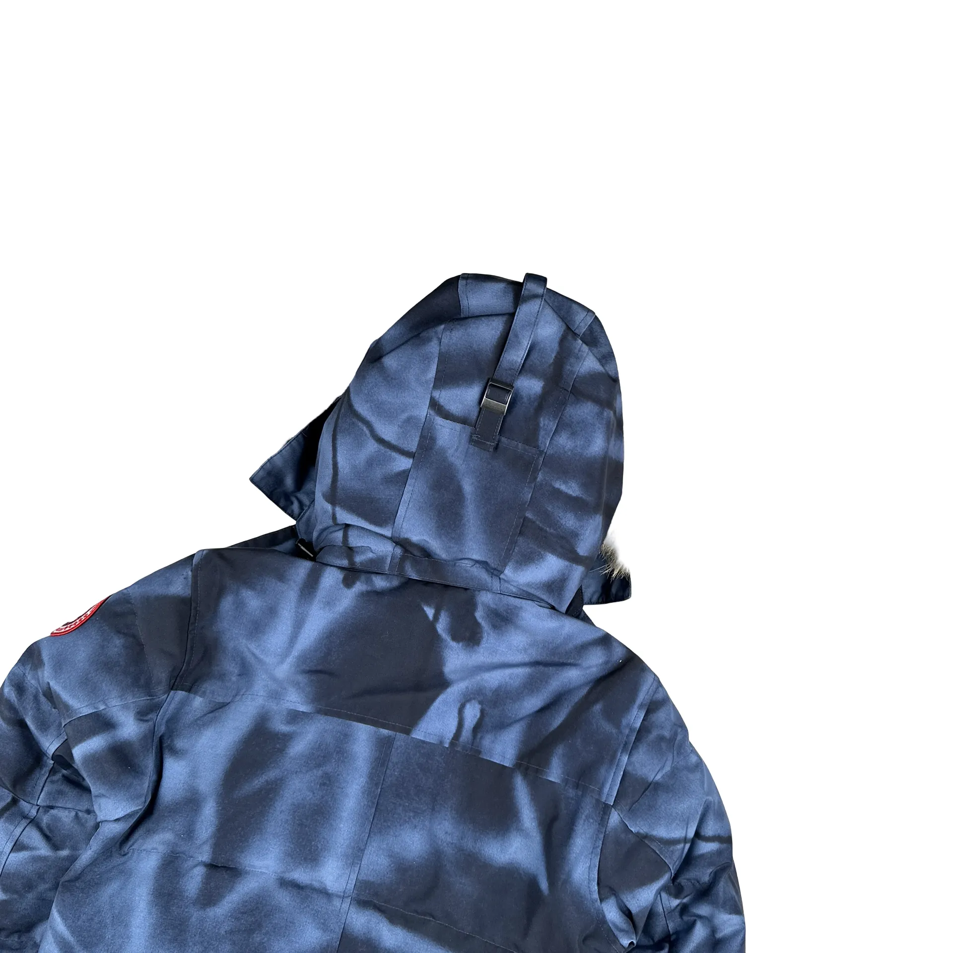 Canada Goose Blue Abstract Camo Wyndham Parka Jacket - XS