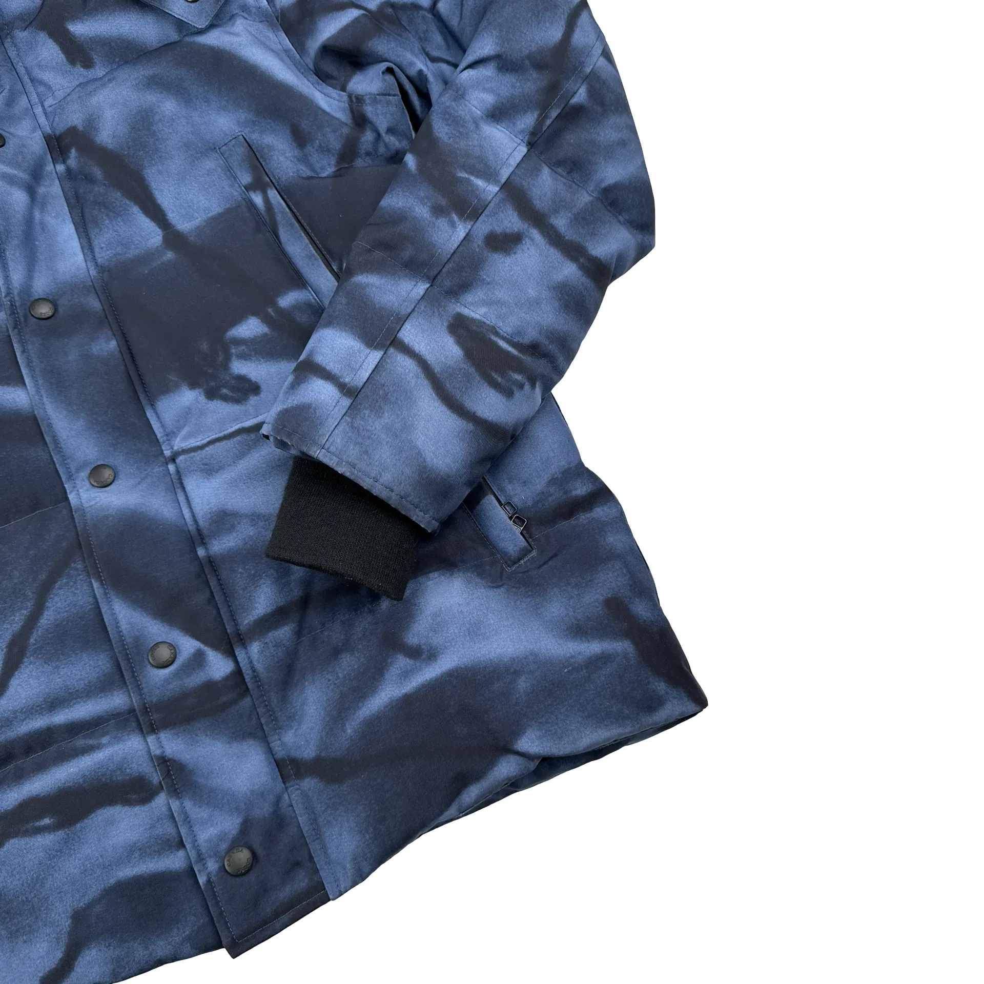 Canada Goose Blue Abstract Camo Wyndham Parka Jacket - XS