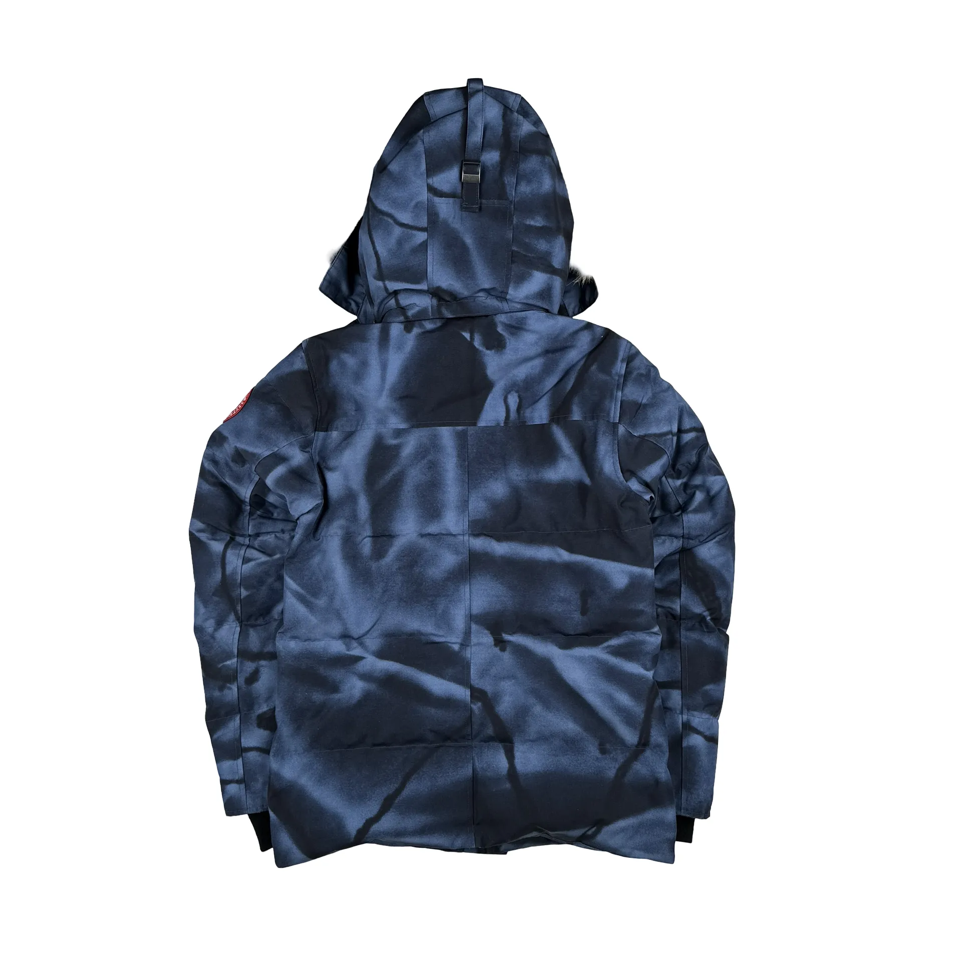 Canada Goose Blue Abstract Camo Wyndham Parka Jacket - XS
