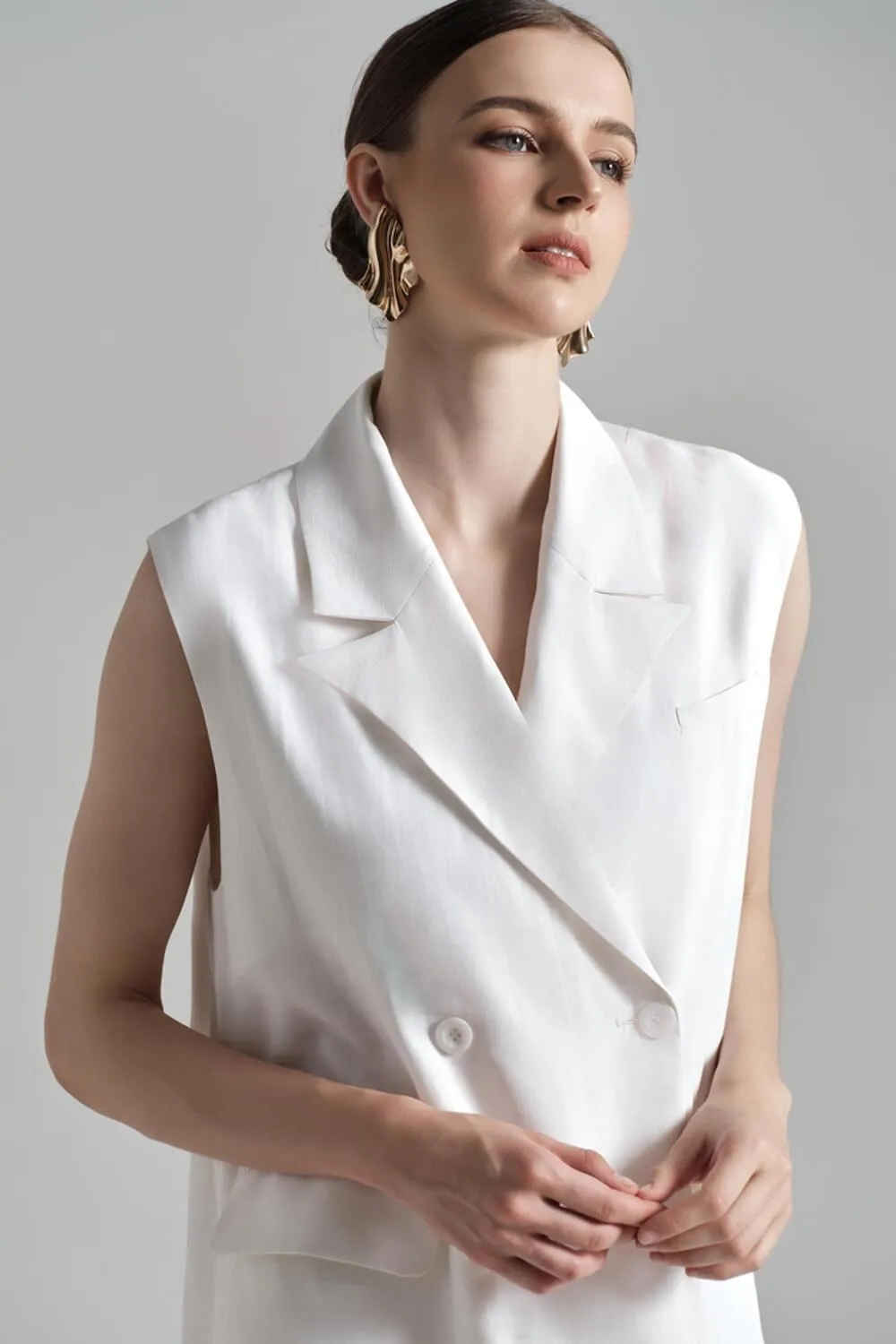 Carthy Sleeveless Coat