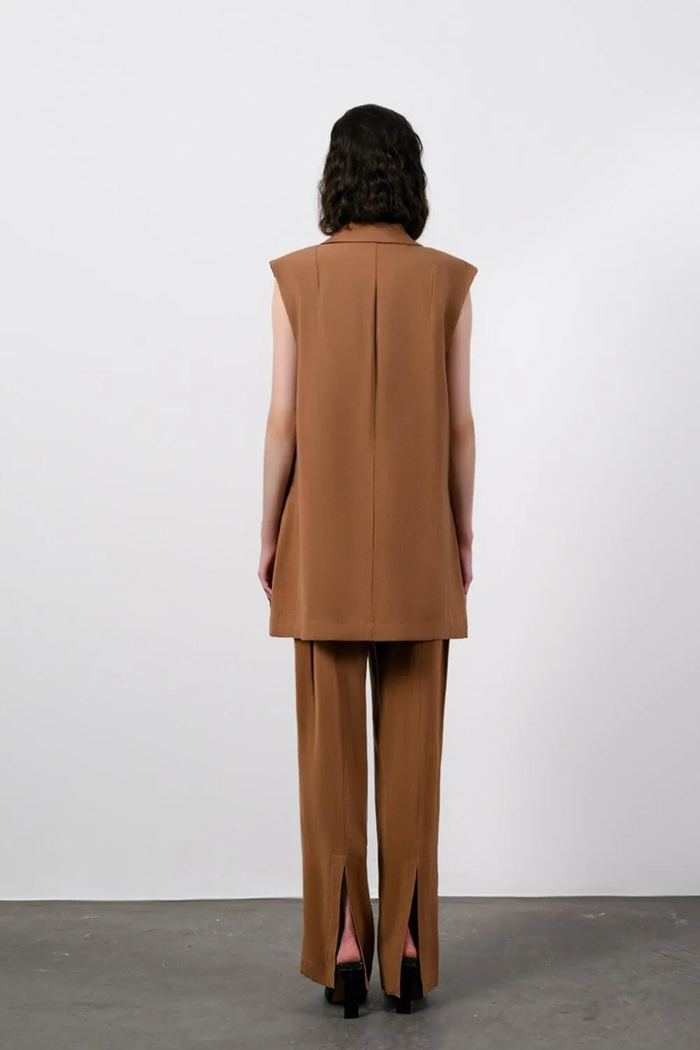 Carthy Sleeveless Coat