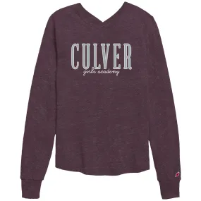 CGA Intramural Long Sleeve Crew - Heather Maroon