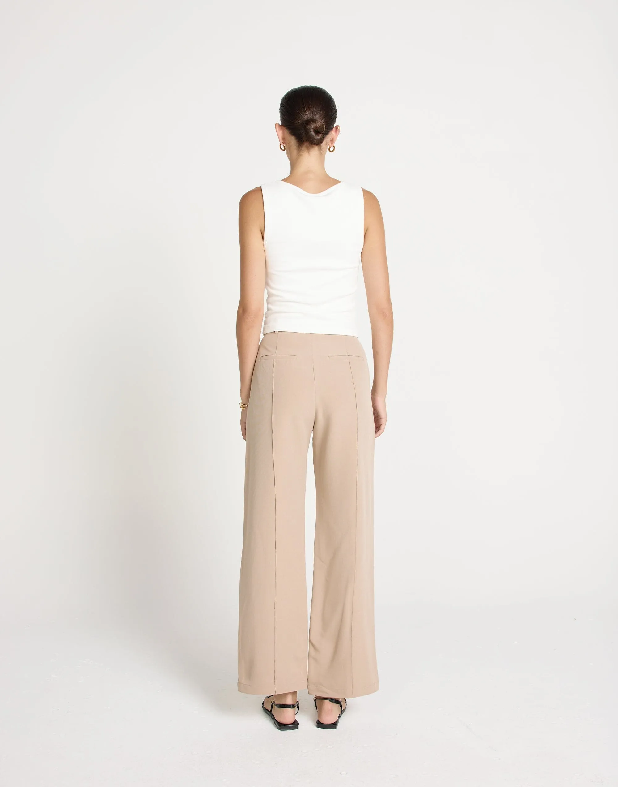 Colden Pants (Beige) - Petite