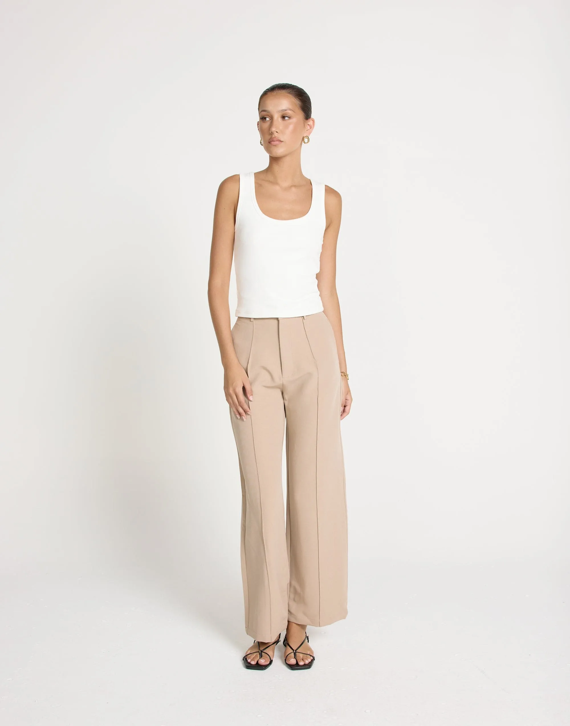 Colden Pants (Beige) - Petite