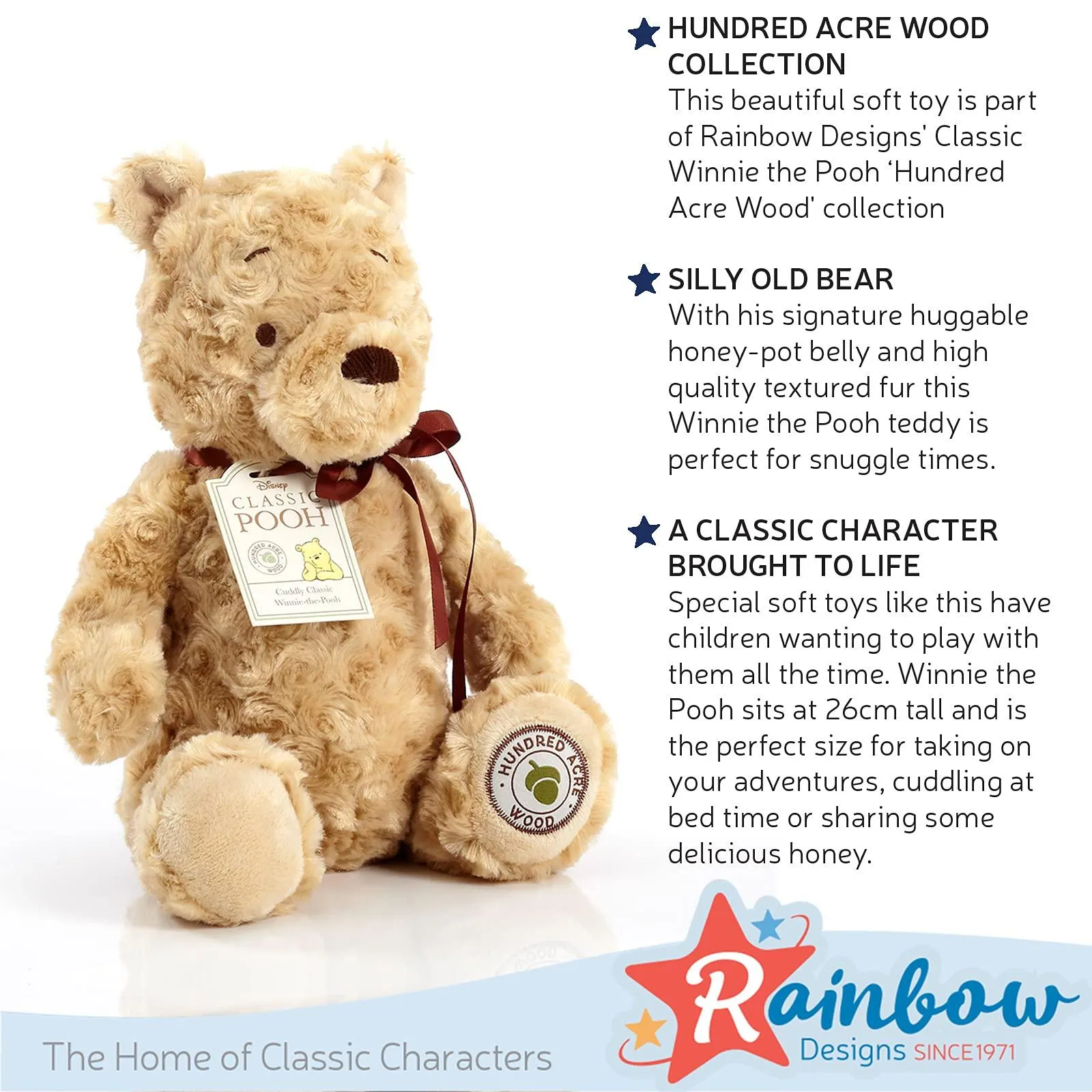 Cuddly Classic Pooh & Friends Winnie The Pooh Soft Toy