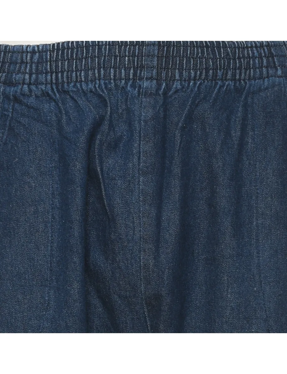 Dark Wash Denim Trousers - W32 L30