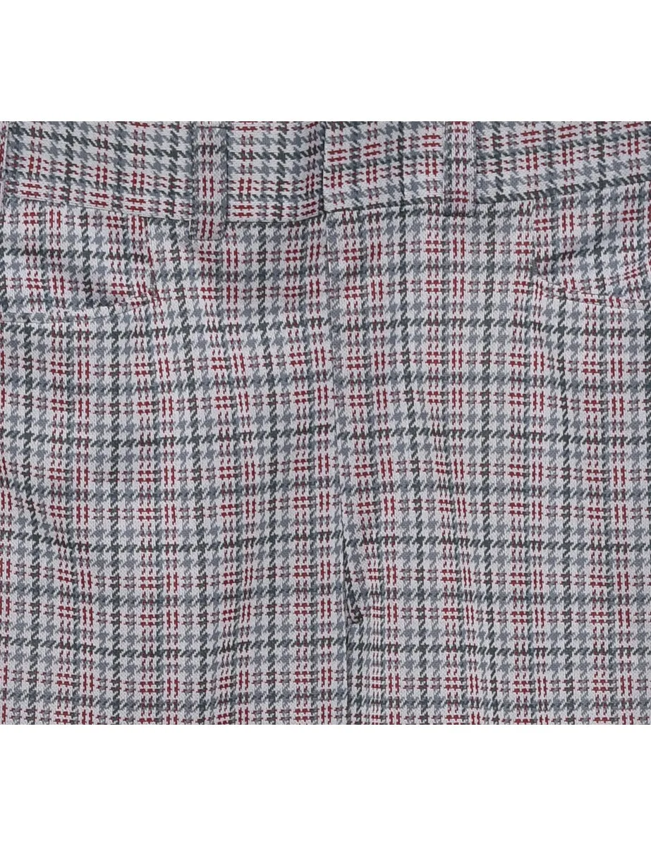 Dogtooth Checks Trousers - W38 L38