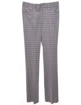Dogtooth Checks Trousers - W38 L38