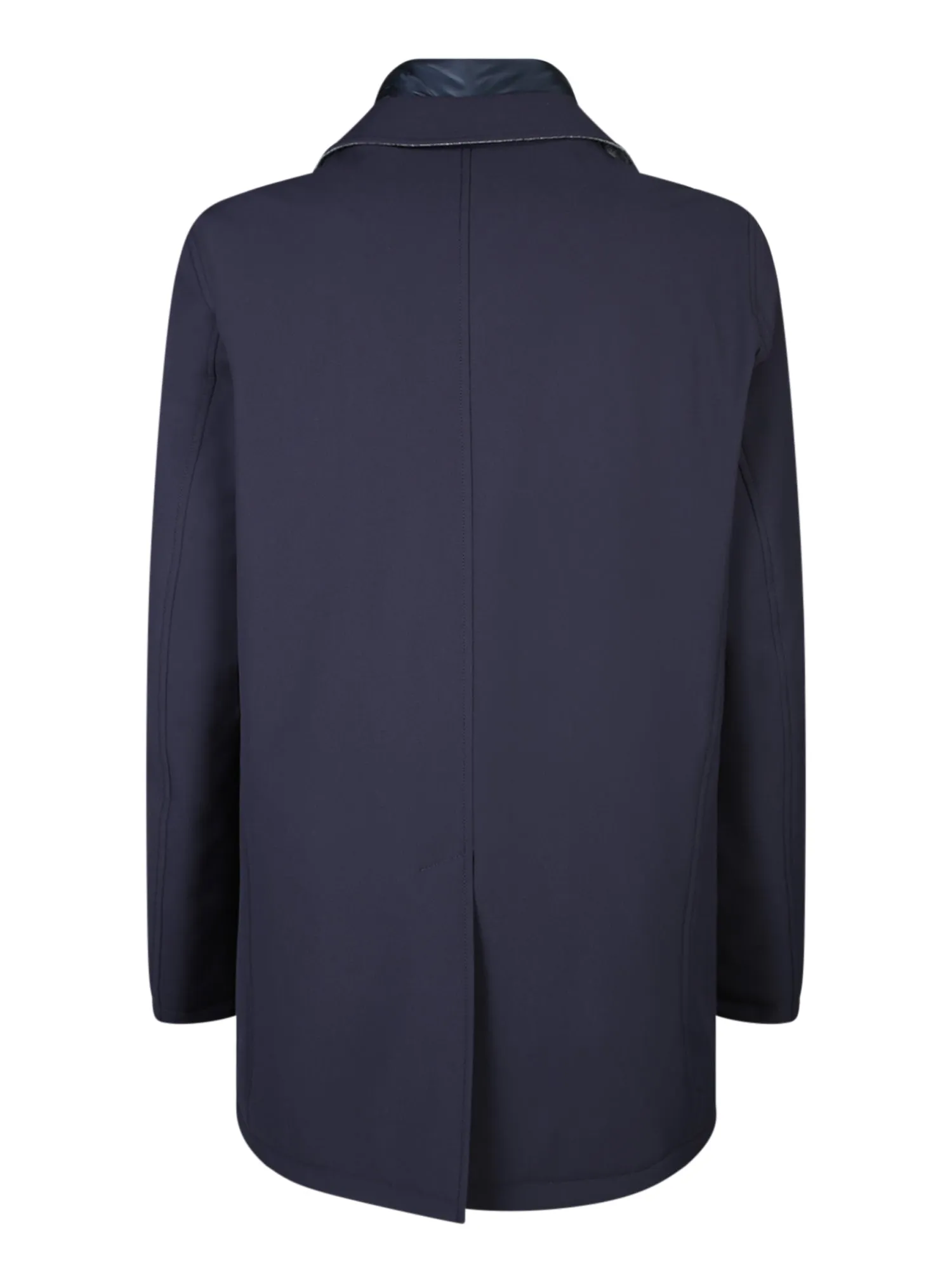 Double-layer blue coat