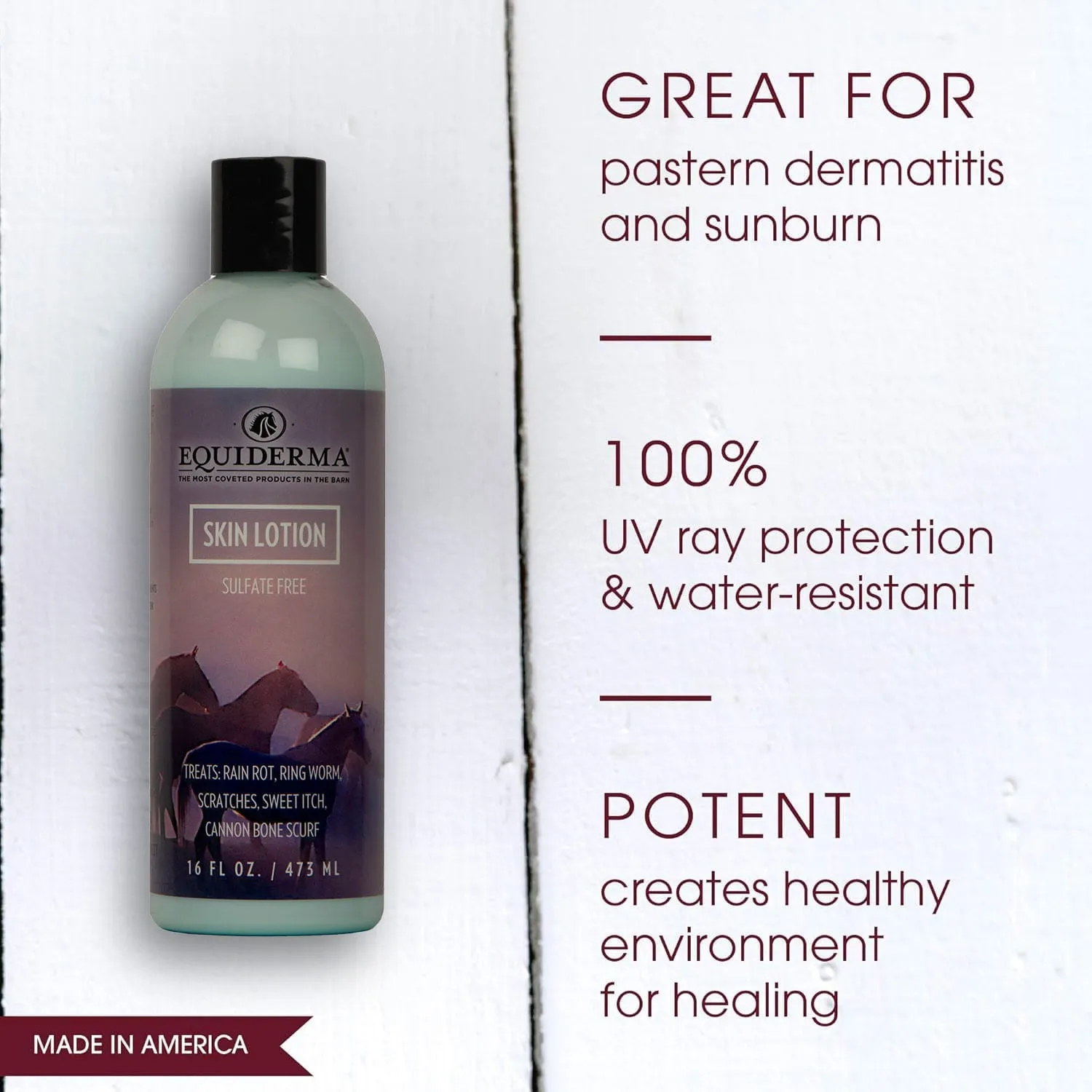 Equiderma Skin Lotion, 16 oz