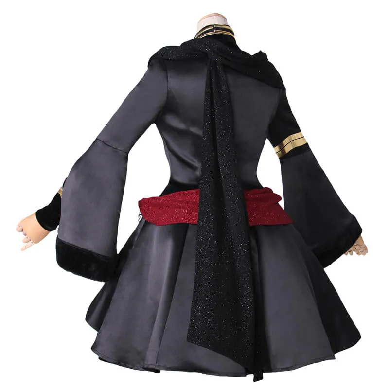 Fate Grand Order Black Formal Dress Uniform Lancer Ereshkigal Cosplay Costume