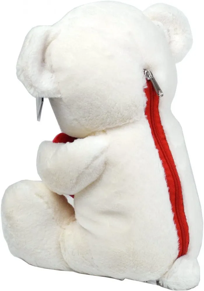 Ferrari Pillow, Ferrari 2in1 Teddy, 30 cm, White, 2020