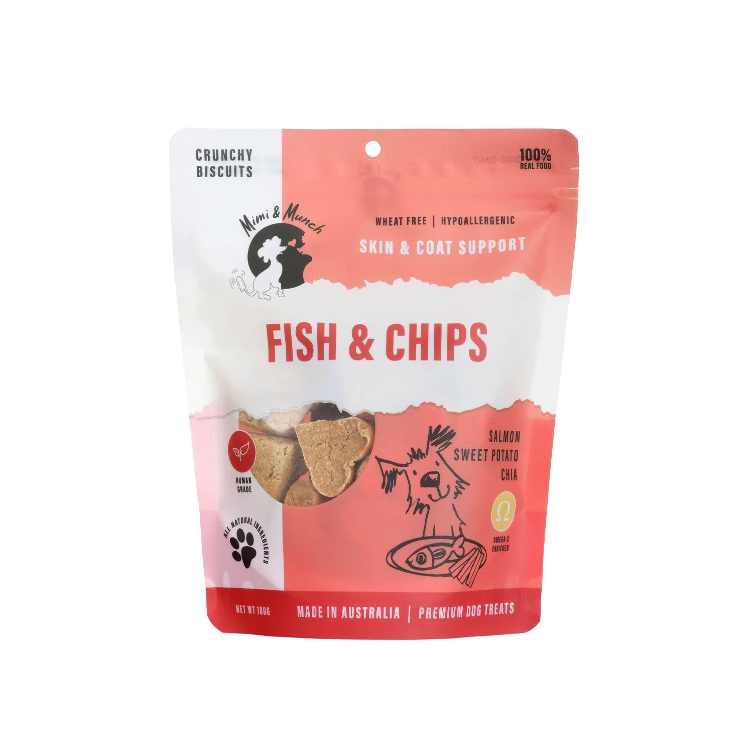 Fish And Chips Biscuits -  180g