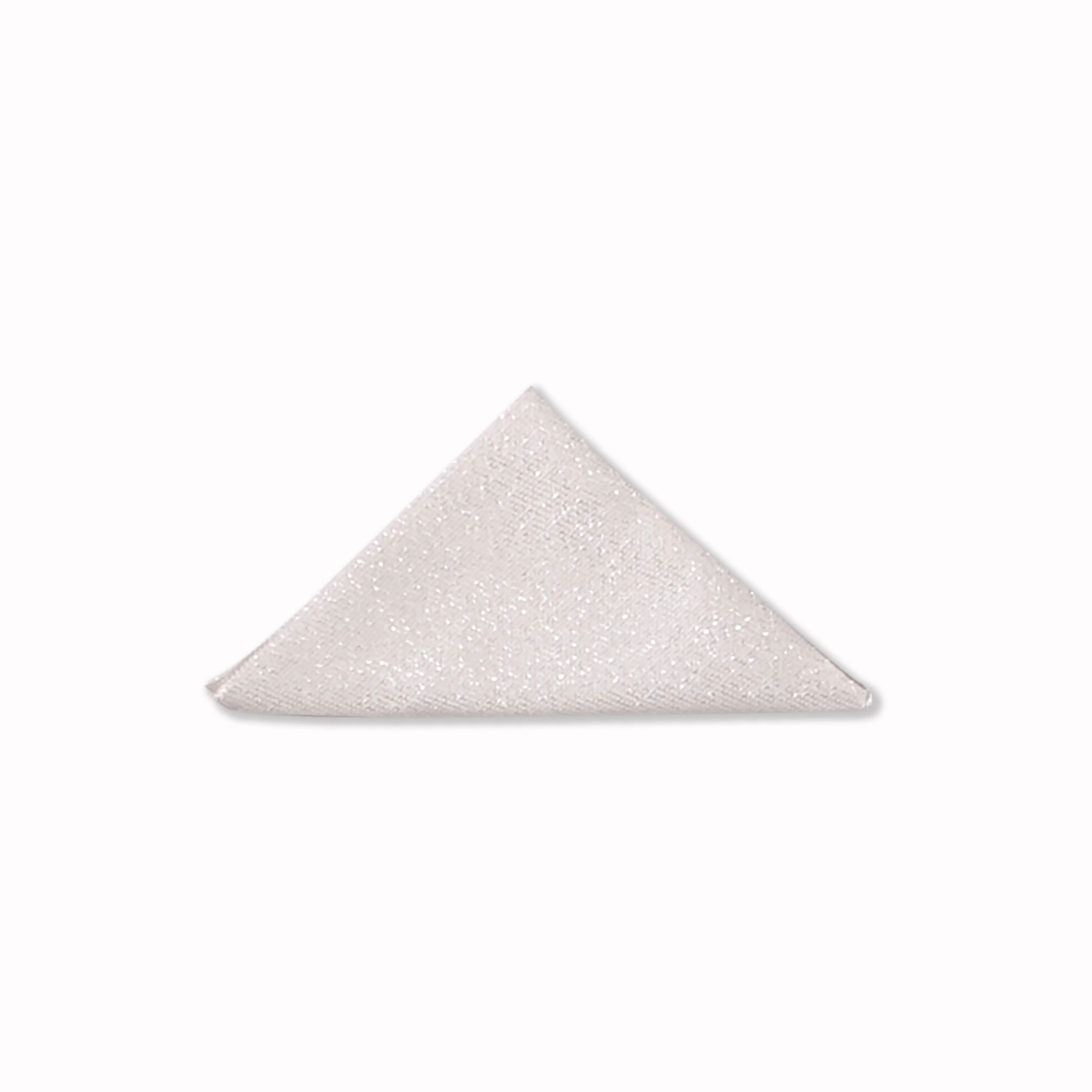 Glitter Pocket Square - Barite