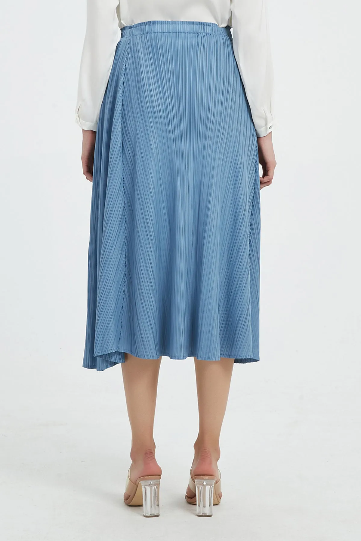 Gwyneth Pleated Midi Skirt