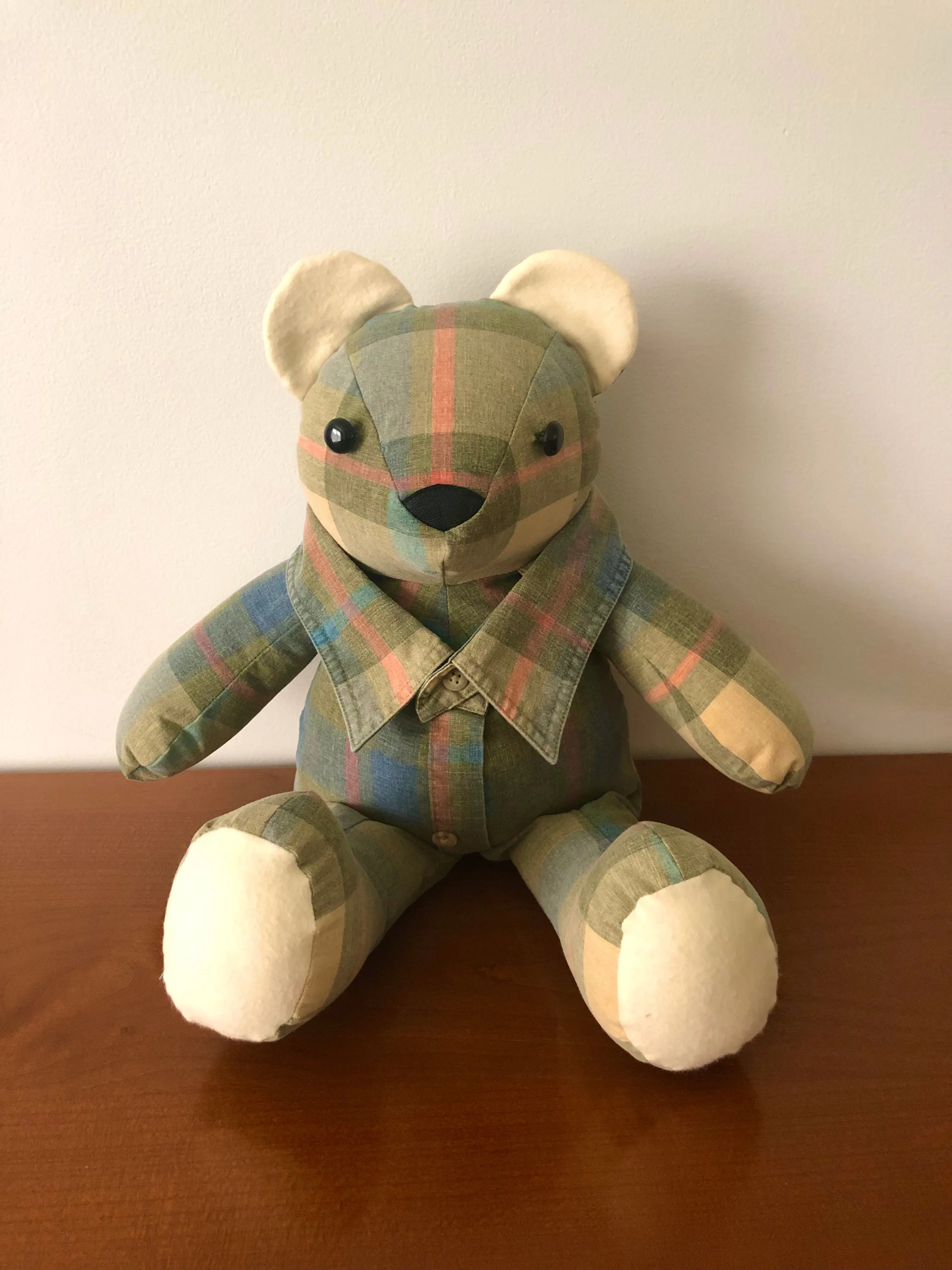 Handmade Stuffed Memory Teddy Bear- with your own materials