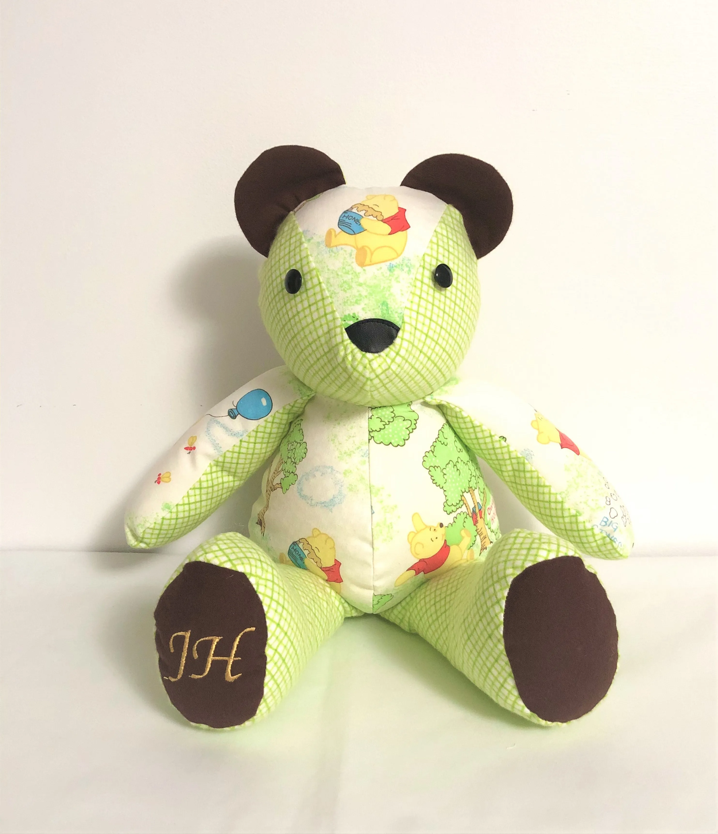 Handmade Stuffed Memory Teddy Bear- with your own materials