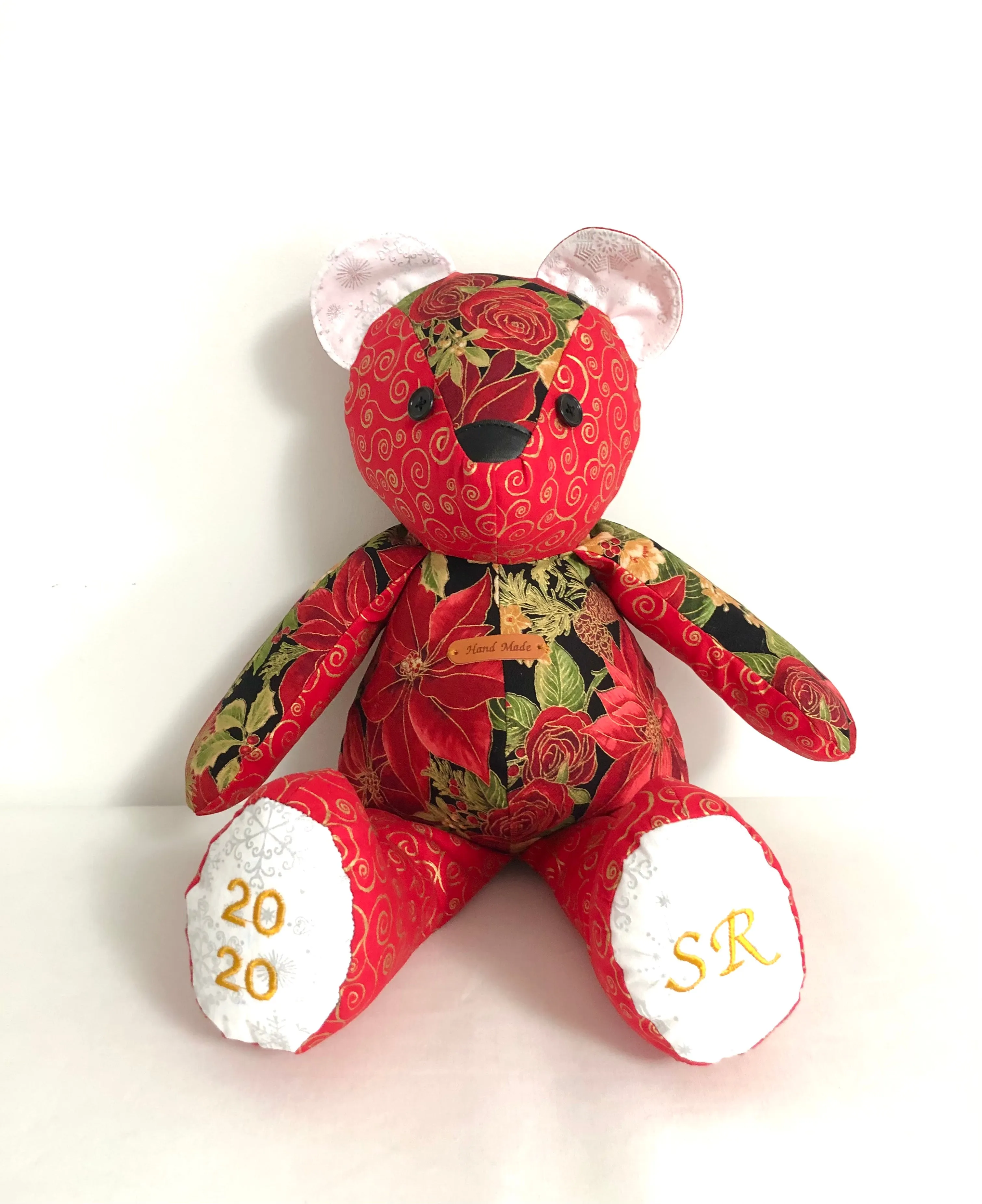 Handmade Stuffed Memory Teddy Bear- with your own materials