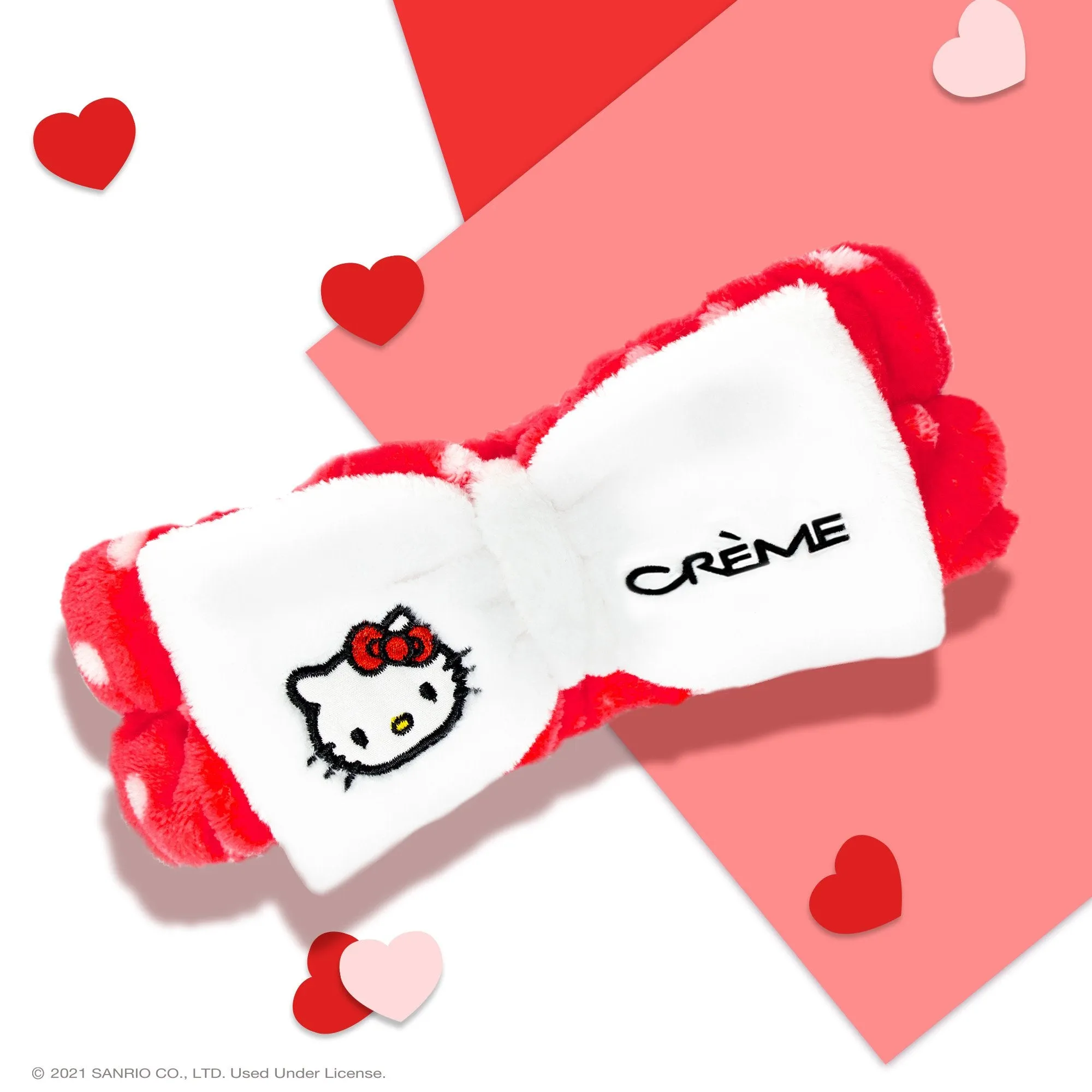 Hello Kitty Classic White Spa Teddy Headyband™ | Cruelty-Free & Vegan