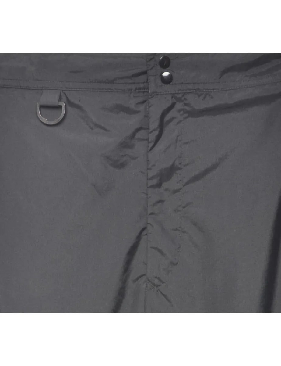High Waist Black Ski Trousers - W28