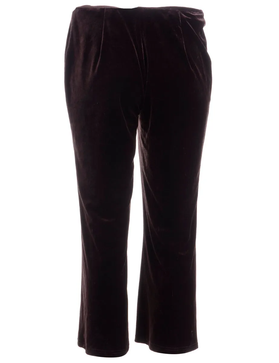 Label Brown Carla Velvet Culotte