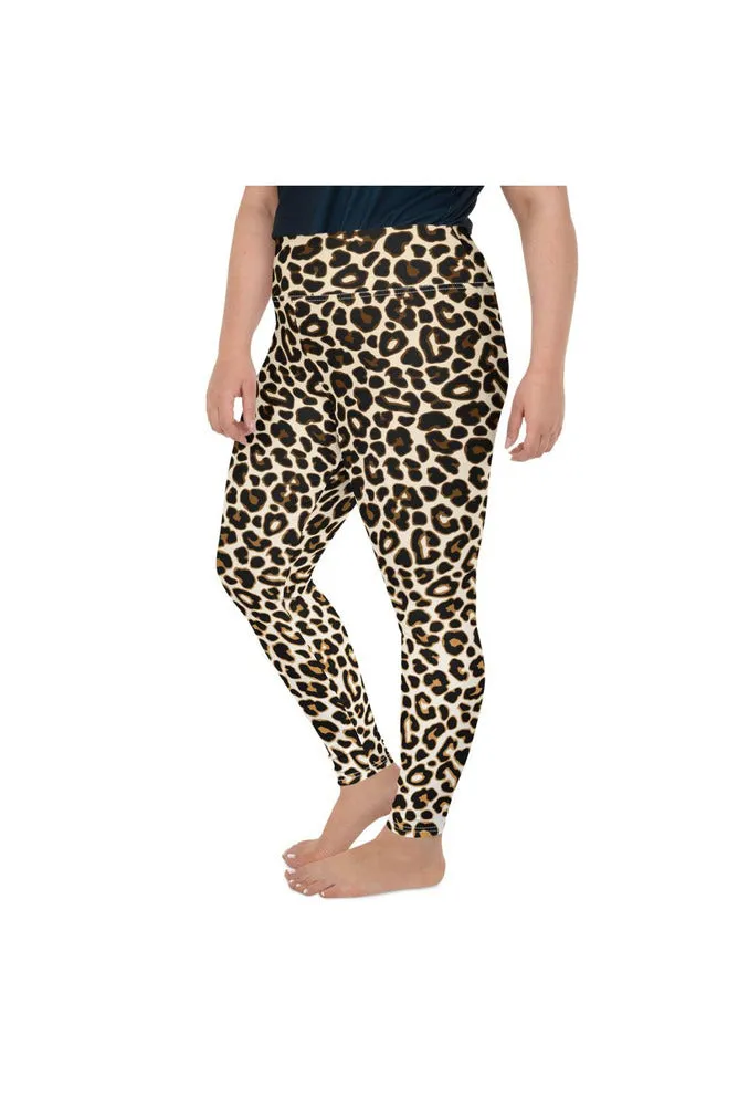 Leopard Print Plus Size Leggings