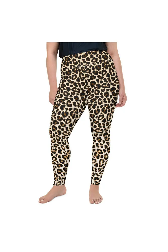 Leopard Print Plus Size Leggings